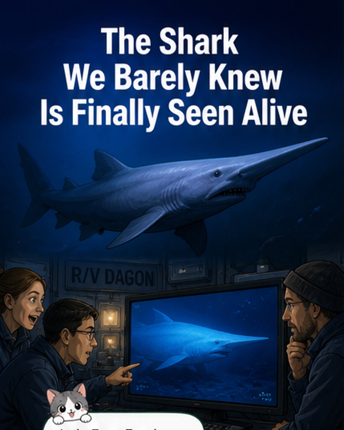 First Live Goblin Shark Footage