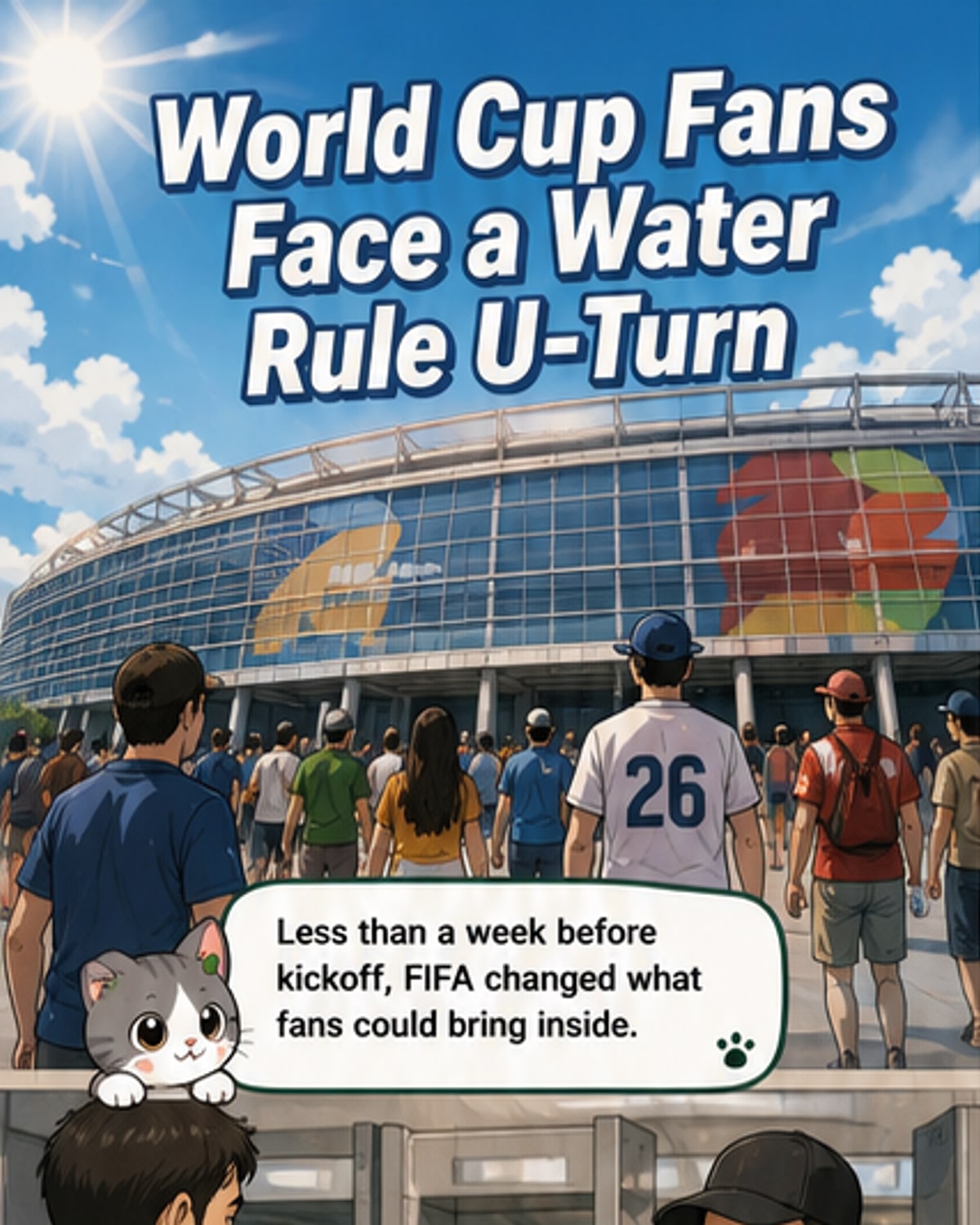 FIFA Reverses Water Bottle Ban After Backlash
