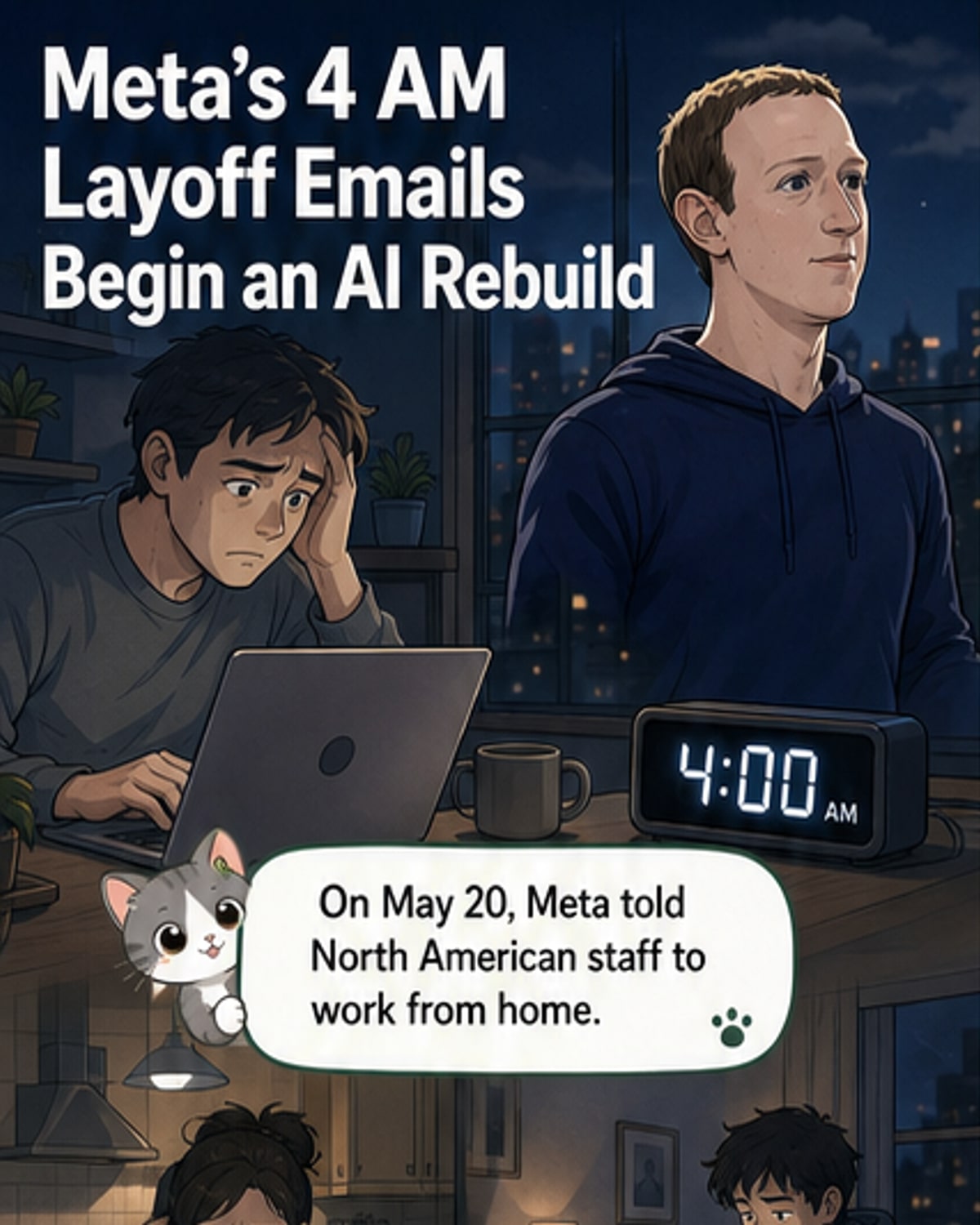 Meta Axes 8,000 in AI-Driven Shake-Up