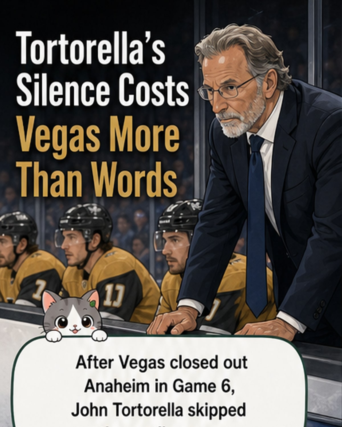 Vegas Coach Pays Price for Silence