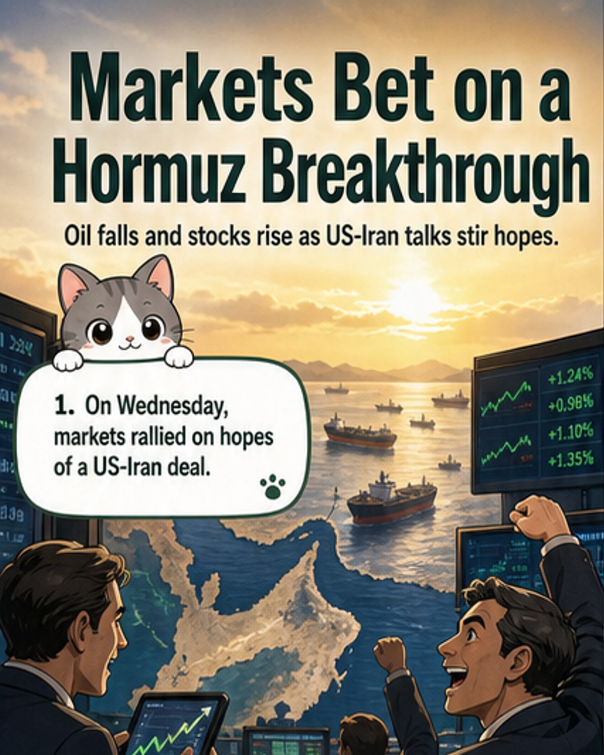 Markets rise on Iran deal hopes