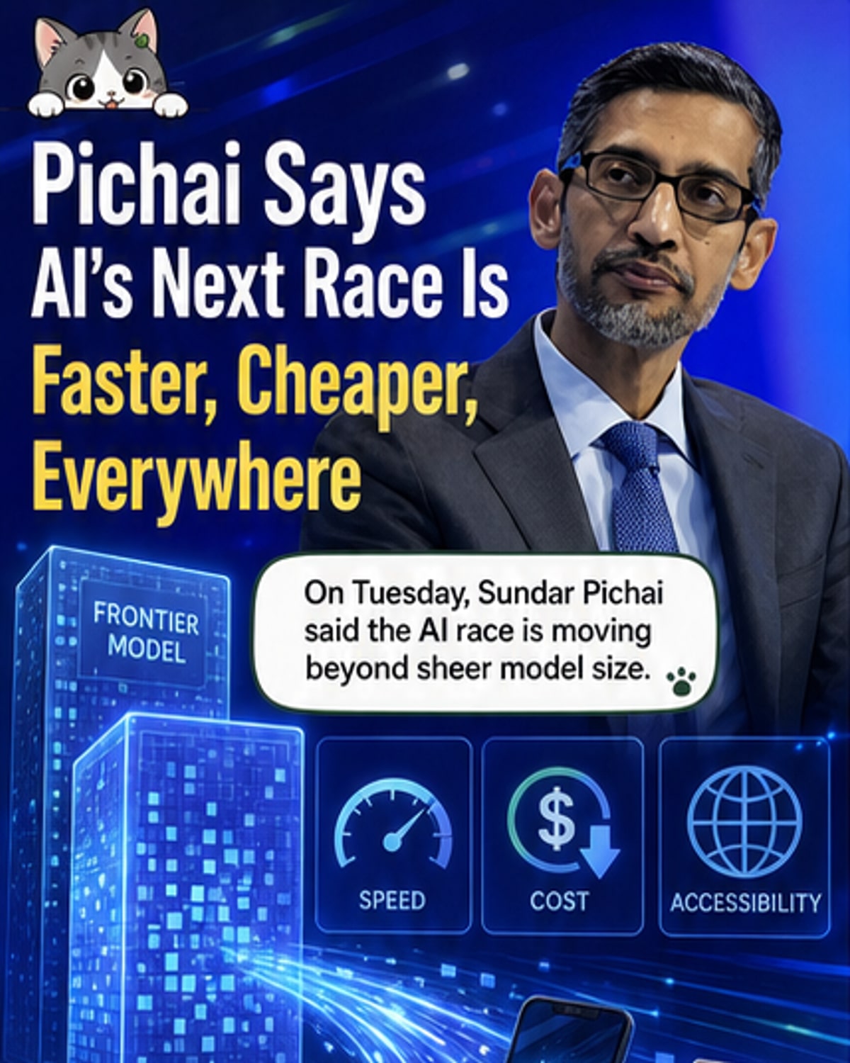 Speed, cost, access shape AI race