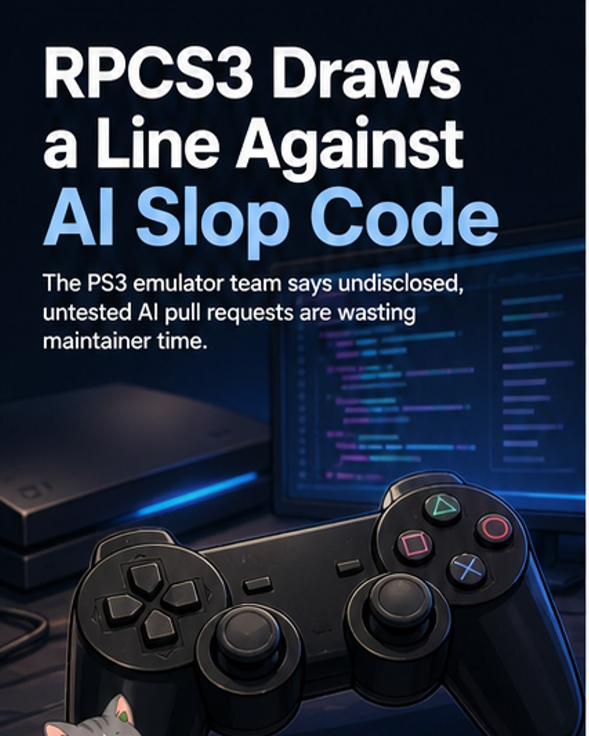 RPCS3 Team Draws Line on AI-Generated Code