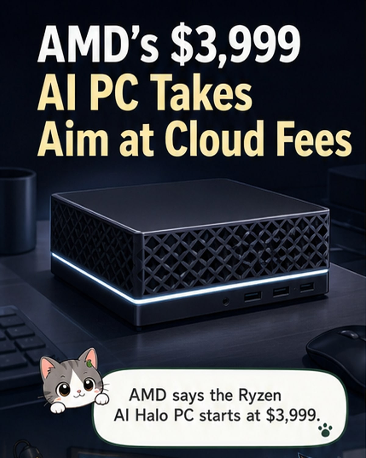 AMD’s $3,999 AI PC Challenges NVIDIA