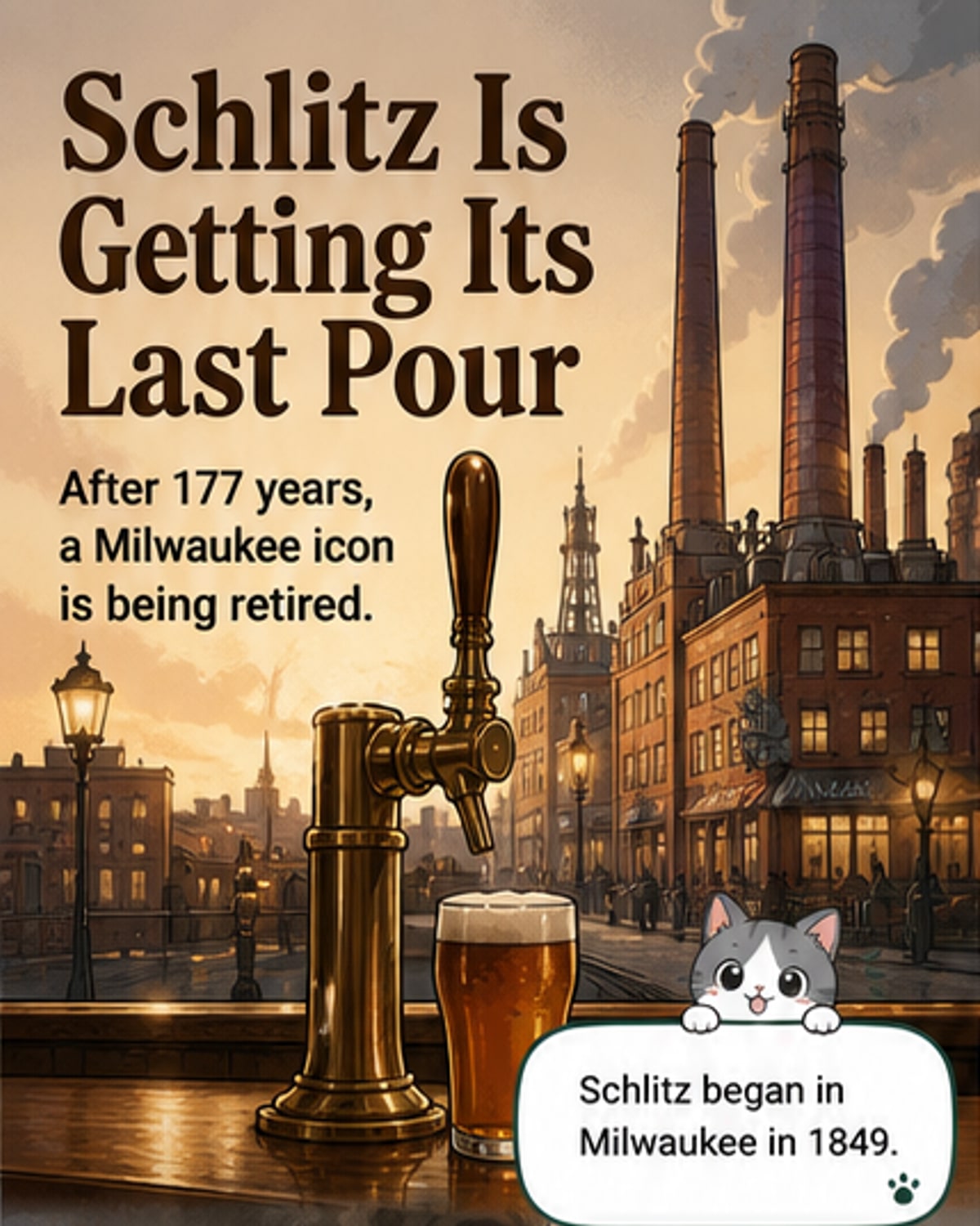 Schlitz beer ends after 177 years