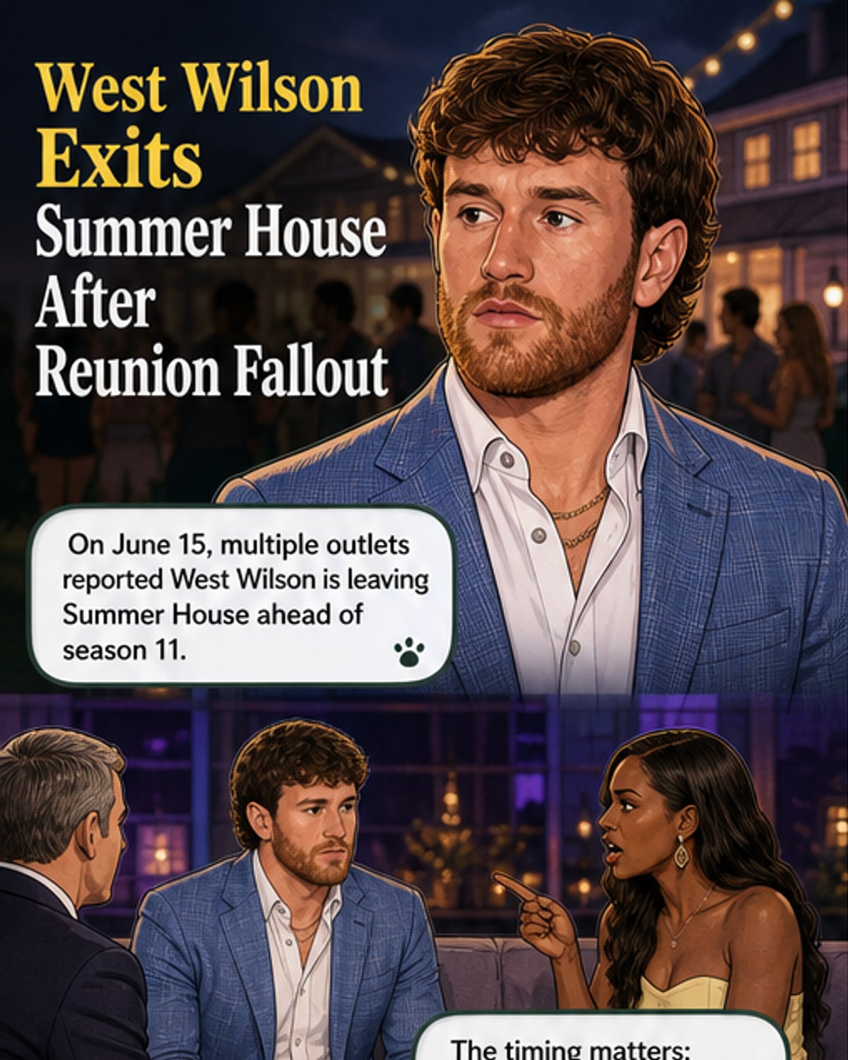 West Wilson Exits 'Summer House' Amid Dating Fallout