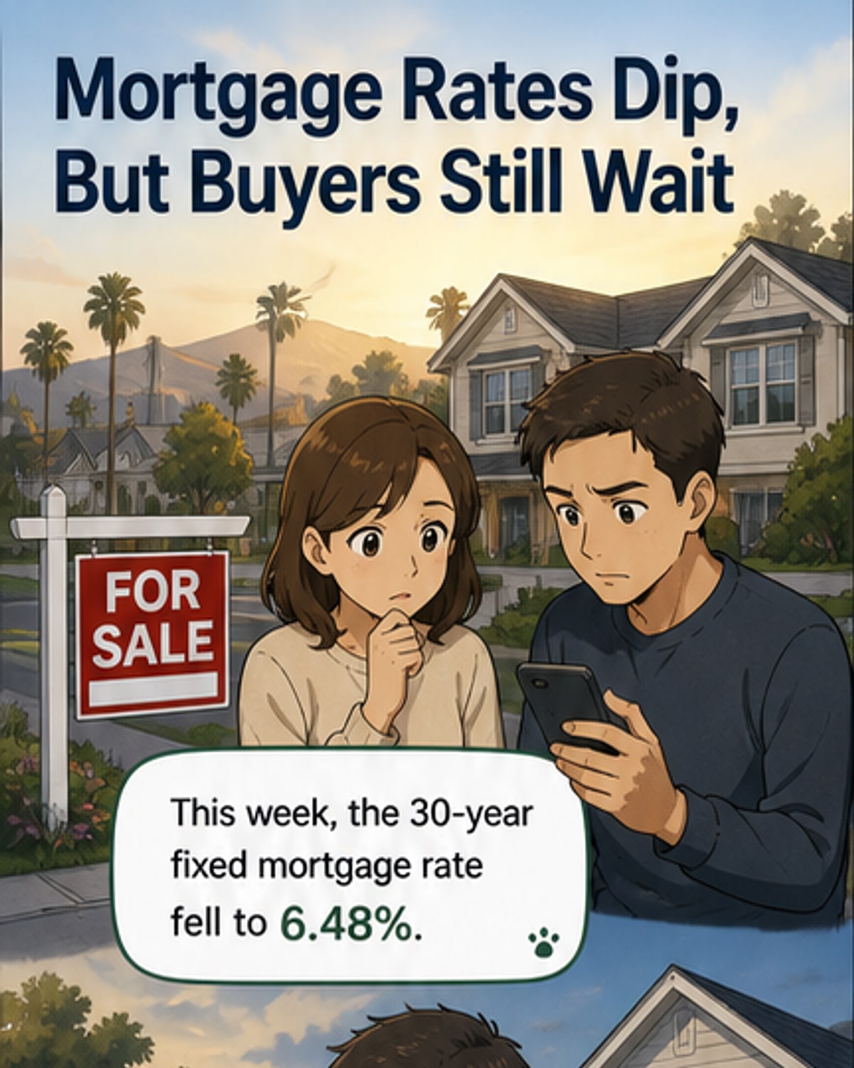 Mortgage Rates Dip Amid War-Driven Inflation