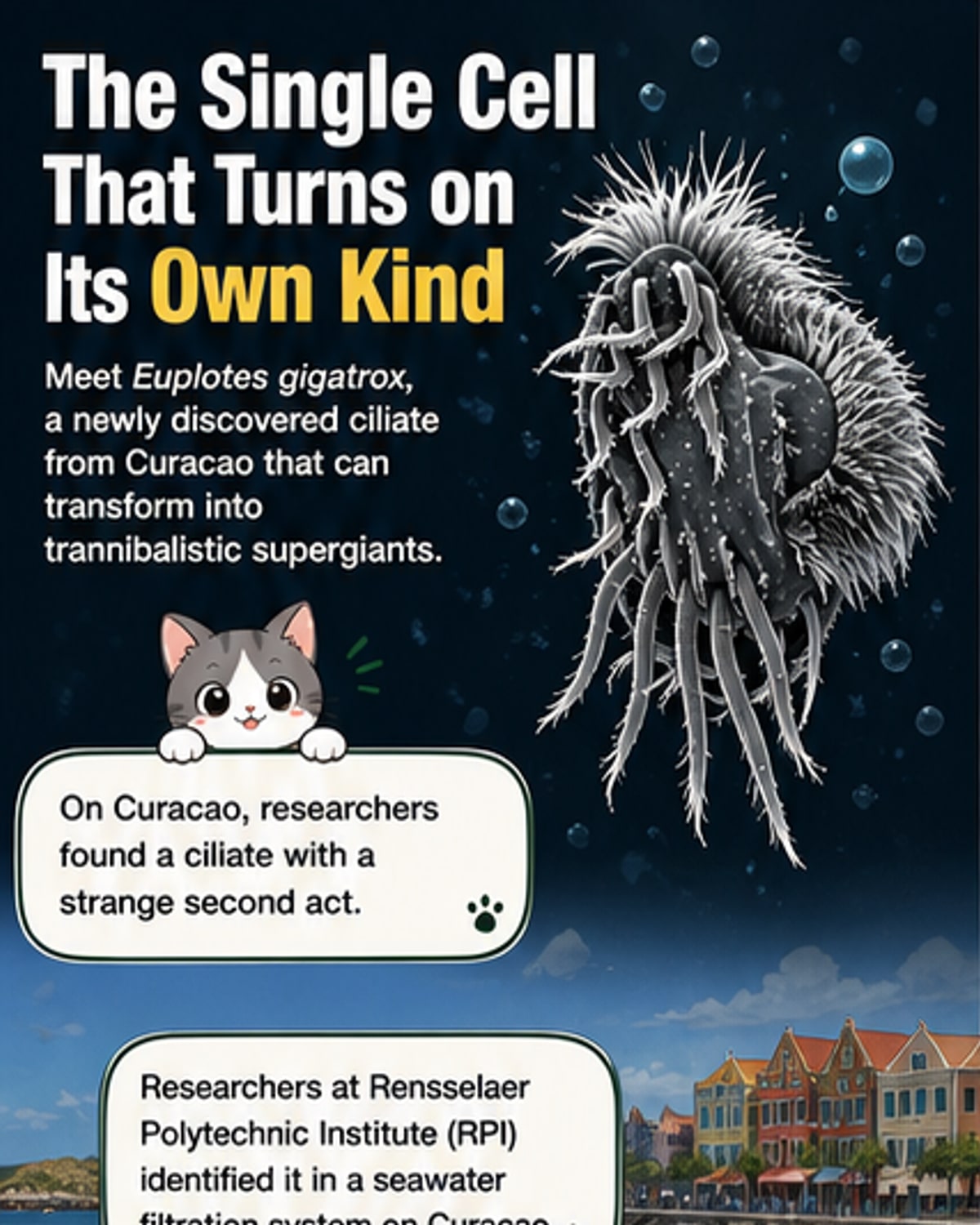 This microbe turns into a cannibal
