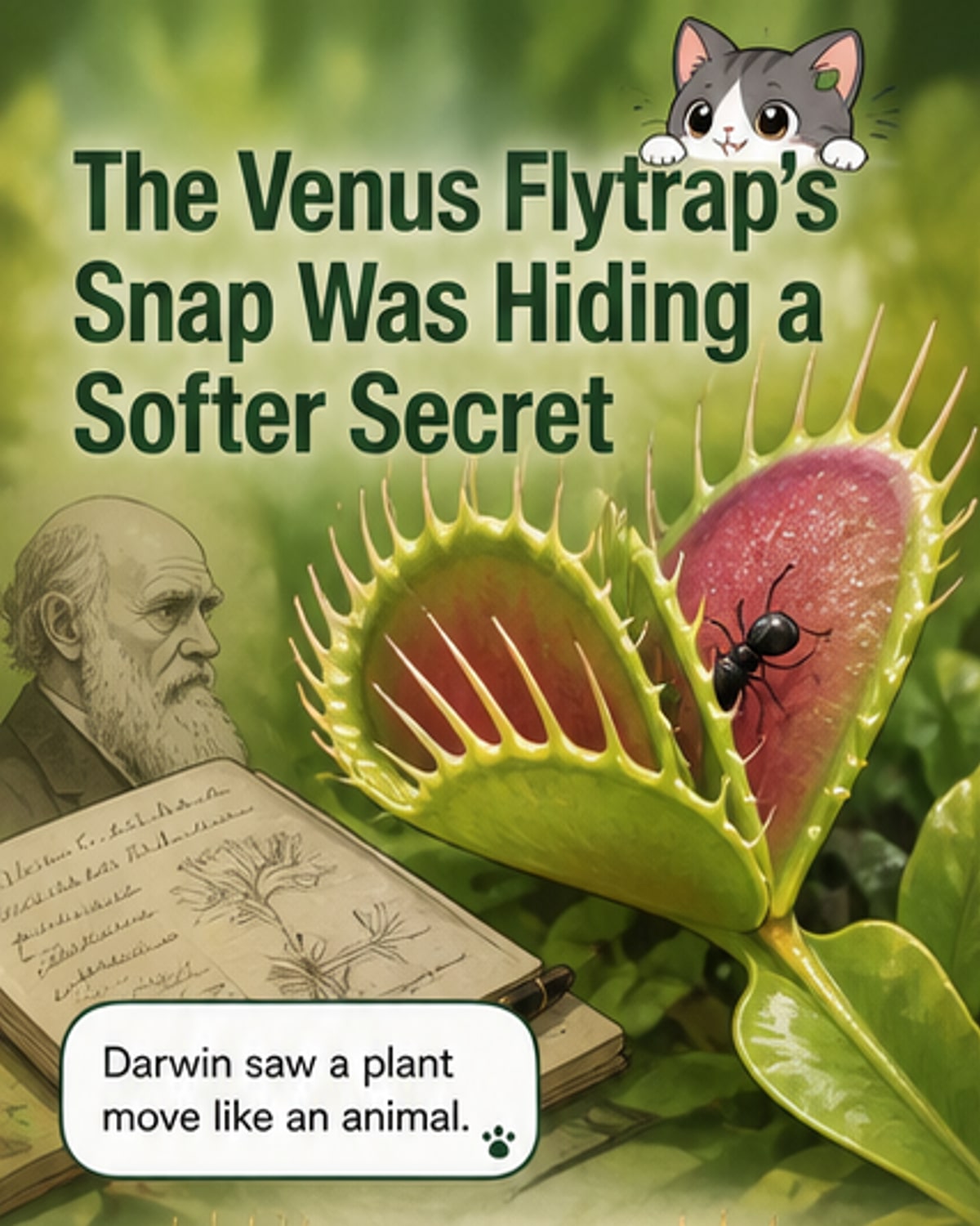 How the Venus flytrap snaps shut