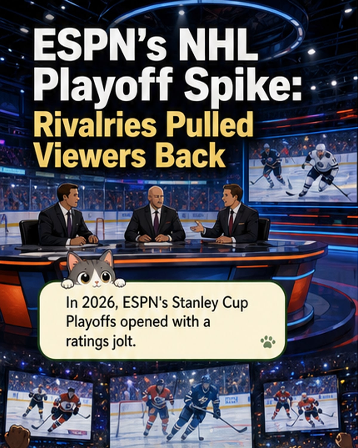 Stanley Cup Ratings Surge 69%