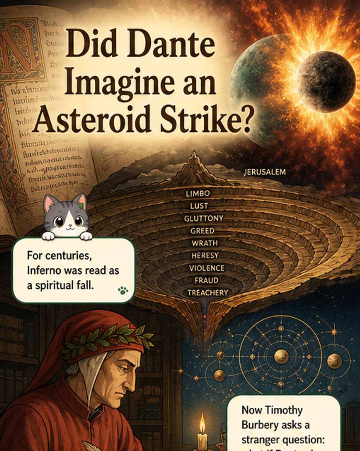 Dante’s Hell Was an Asteroid Impact?