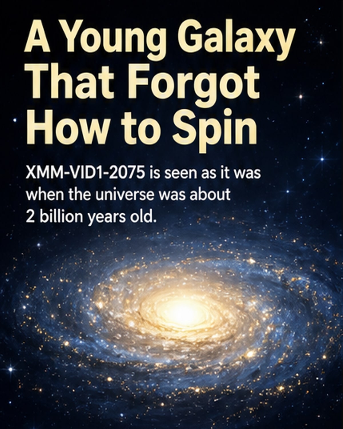 Galaxy defies cosmic spin rules