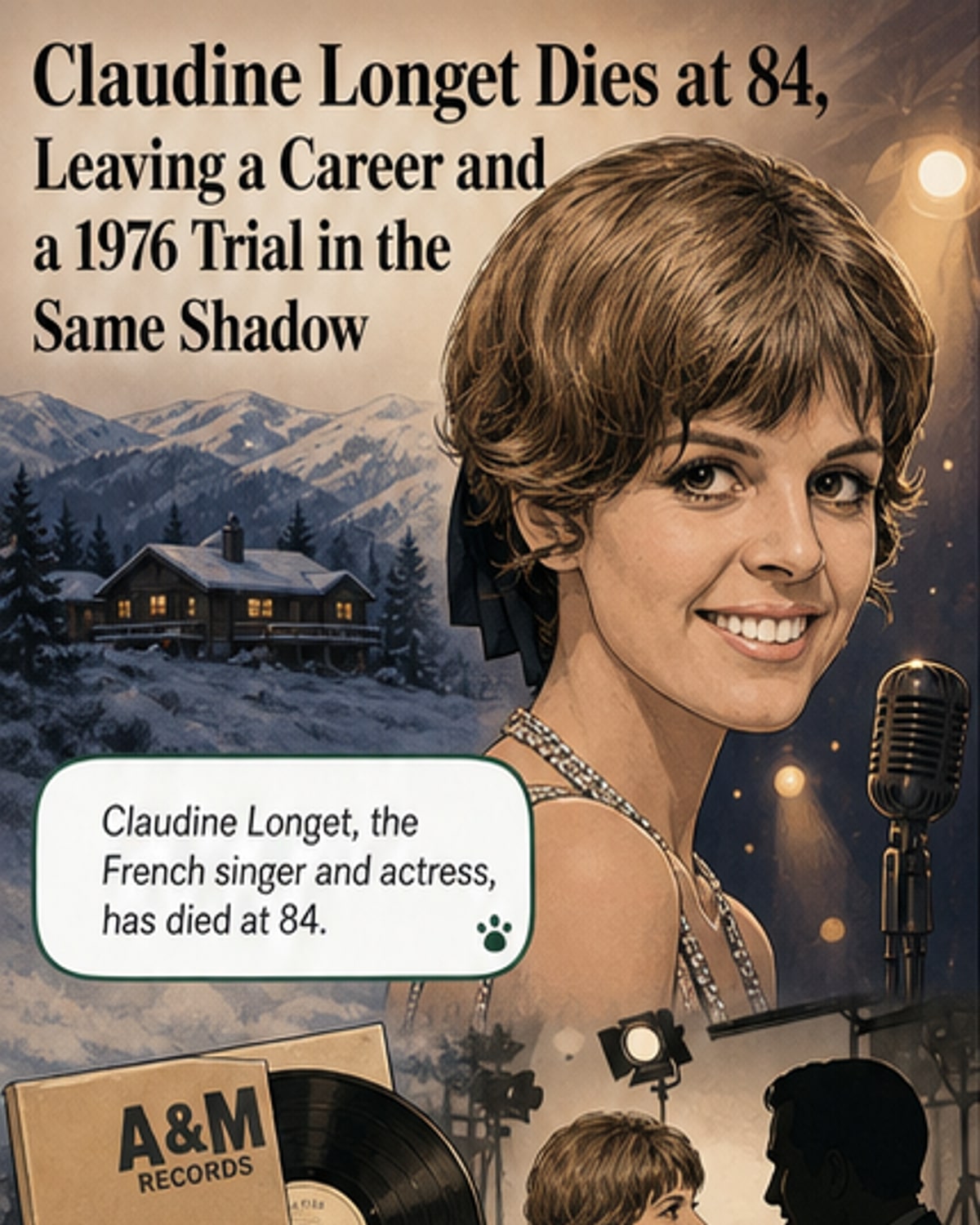 Singer Claudine Longet Dies at 84