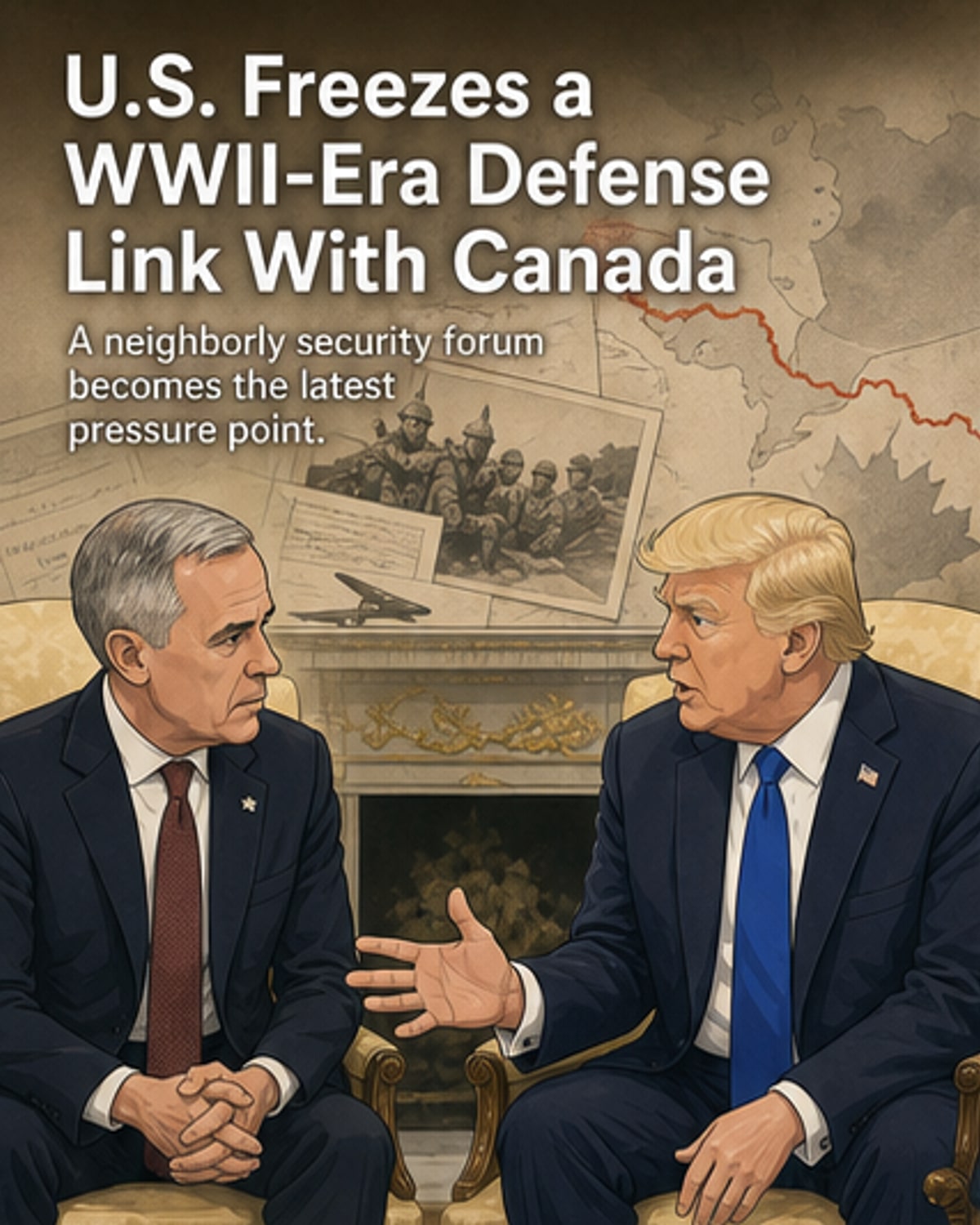 US halts WWII-era defense board with Canada