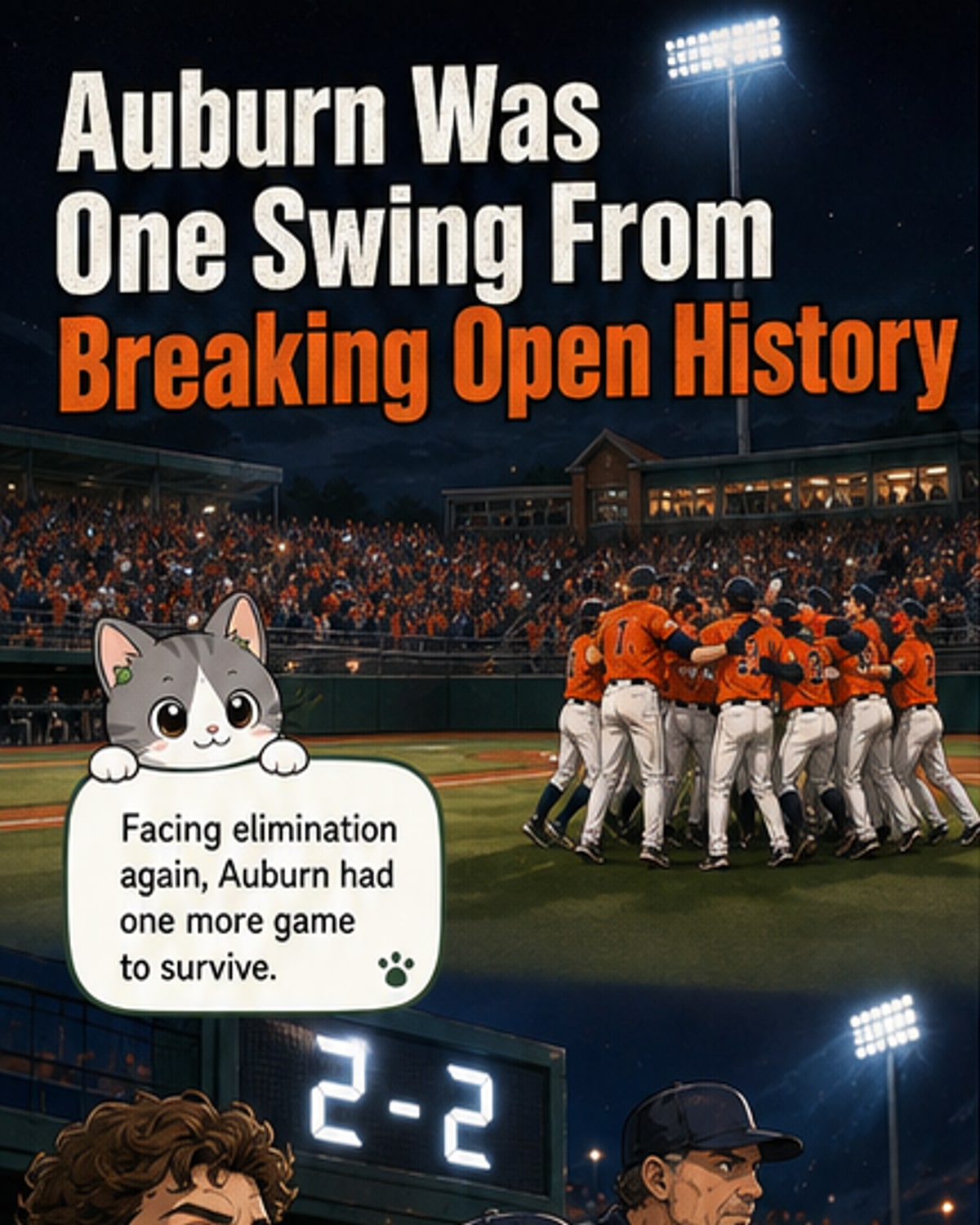 Auburn Wins Regional on Fralick's Clutch Homer