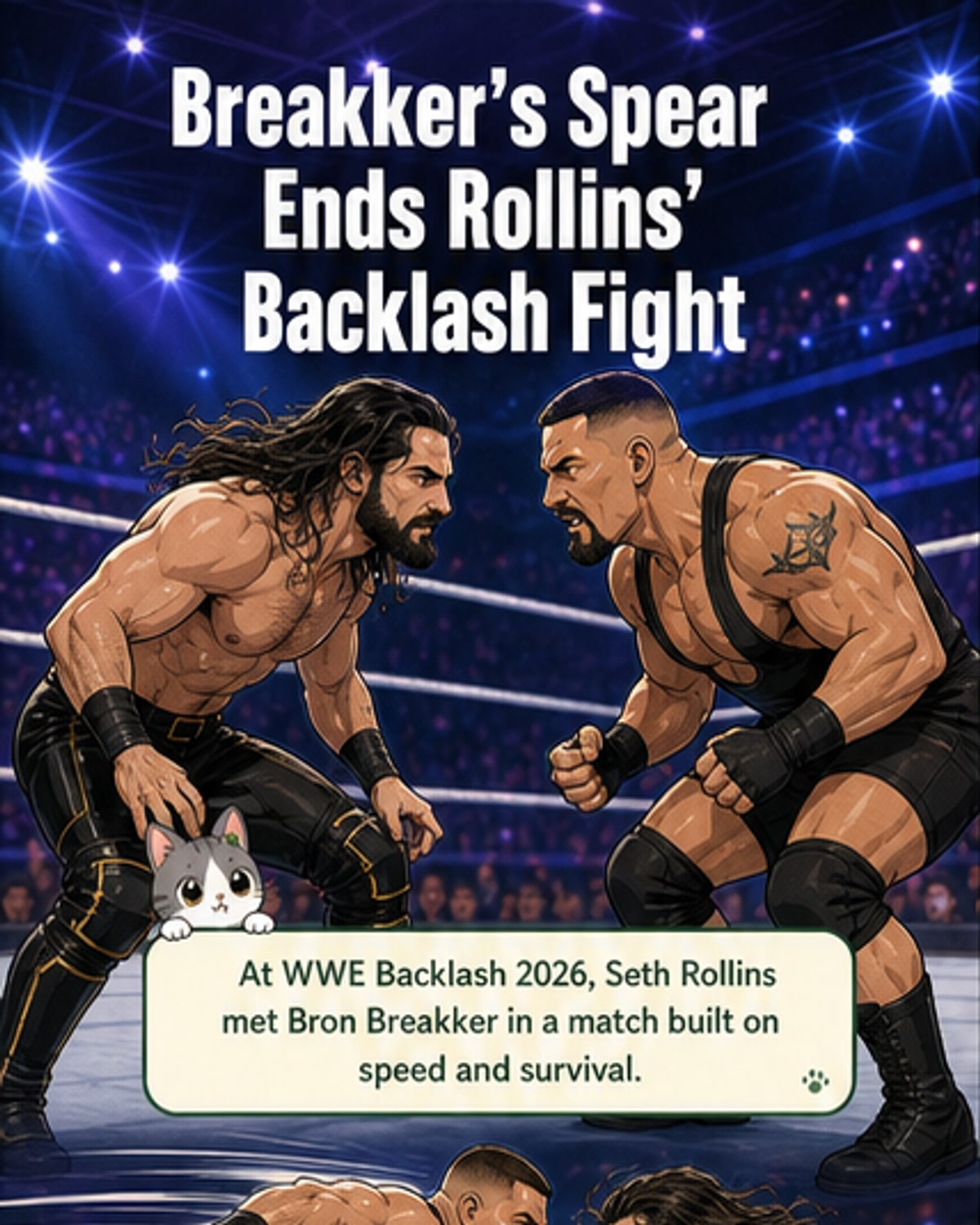 Breakker stuns Rollins in main event
