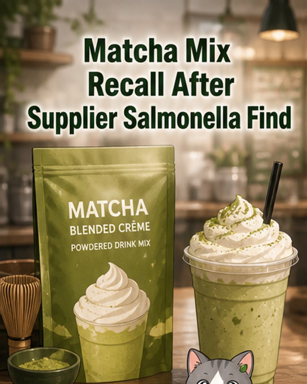 Powdered drink recall over salmonella risk