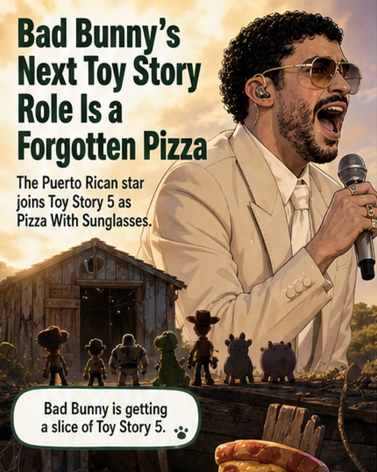 Bad Bunny Joins Toy Story 5 Cast