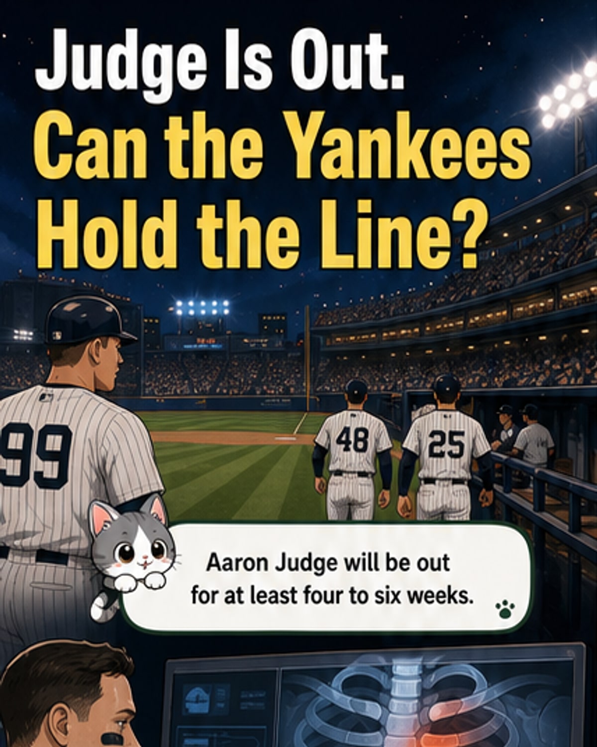 Yankees face Red Sox without Judge
