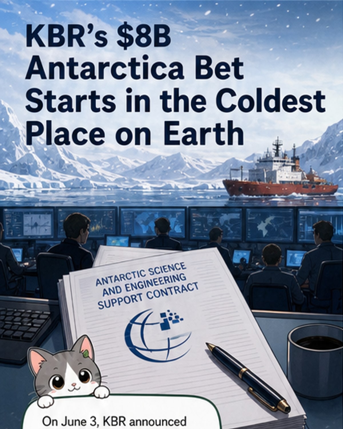 U.S. hands KBR $8B Antarctic science mission