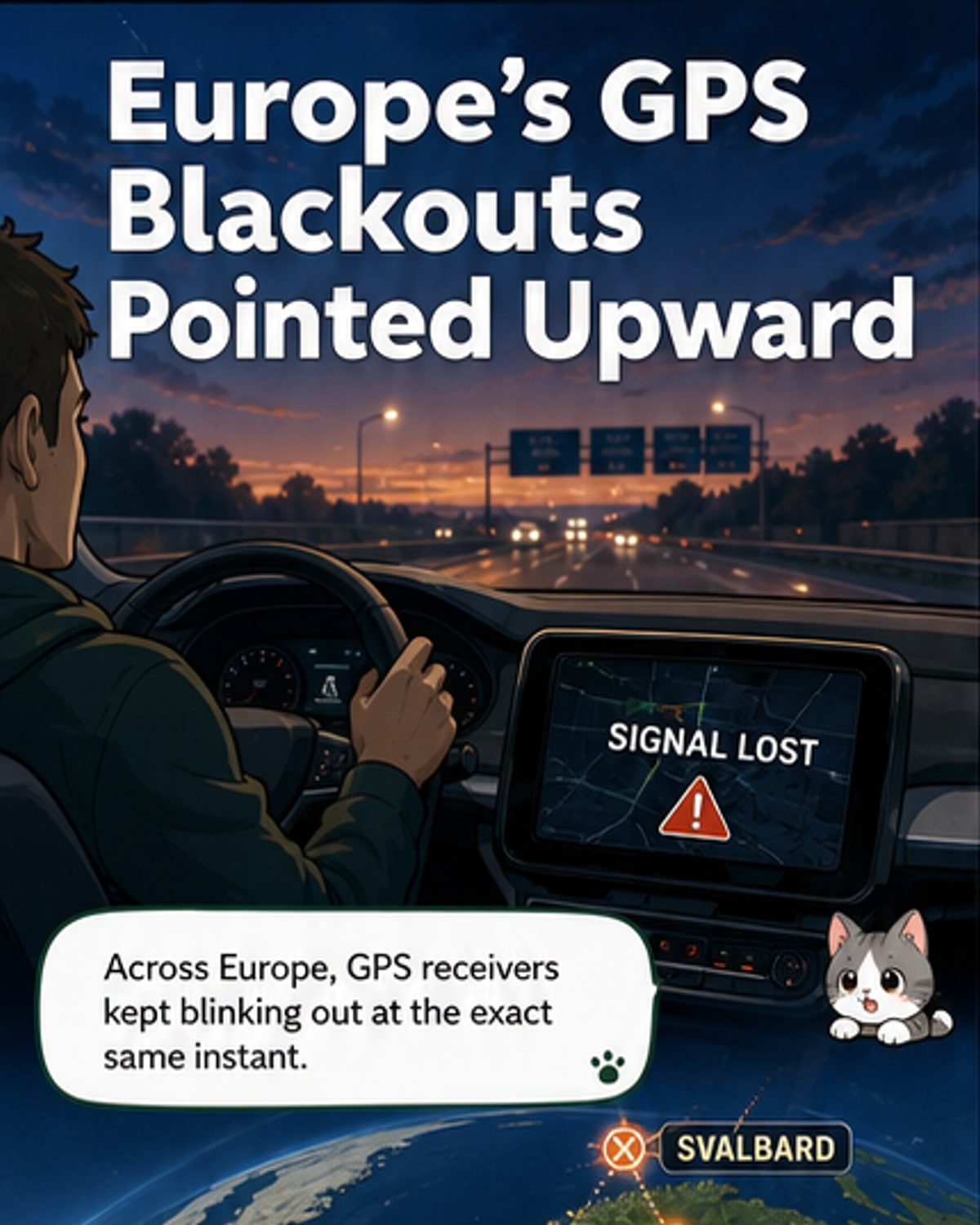 Russian Satellite Behind GPS Blackouts