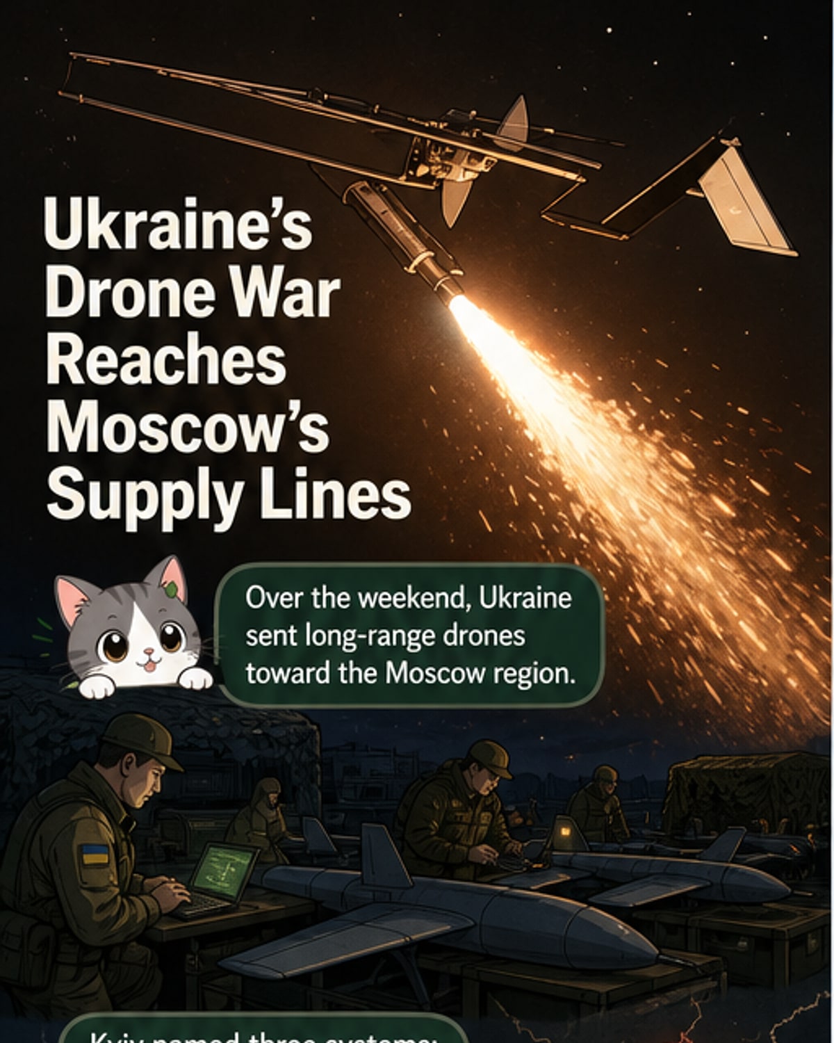 Ukraine Hits Moscow-Area Targets with Drones