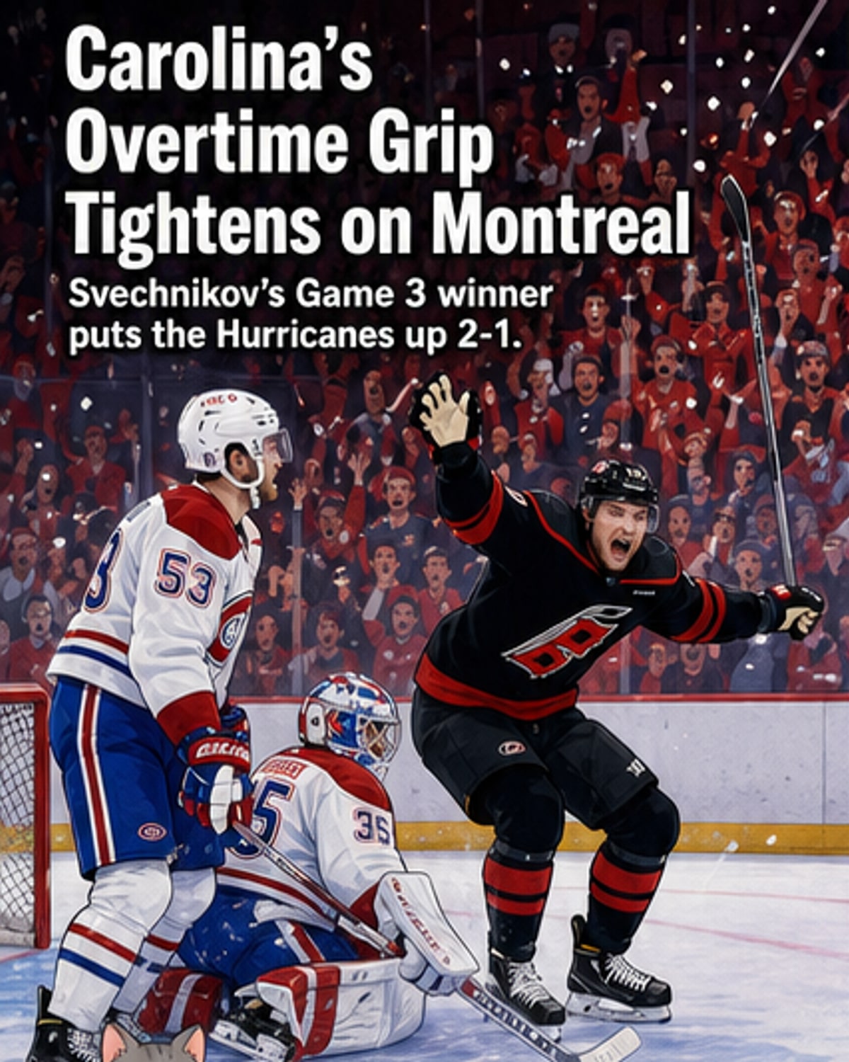 Hurricanes Win Again in OT