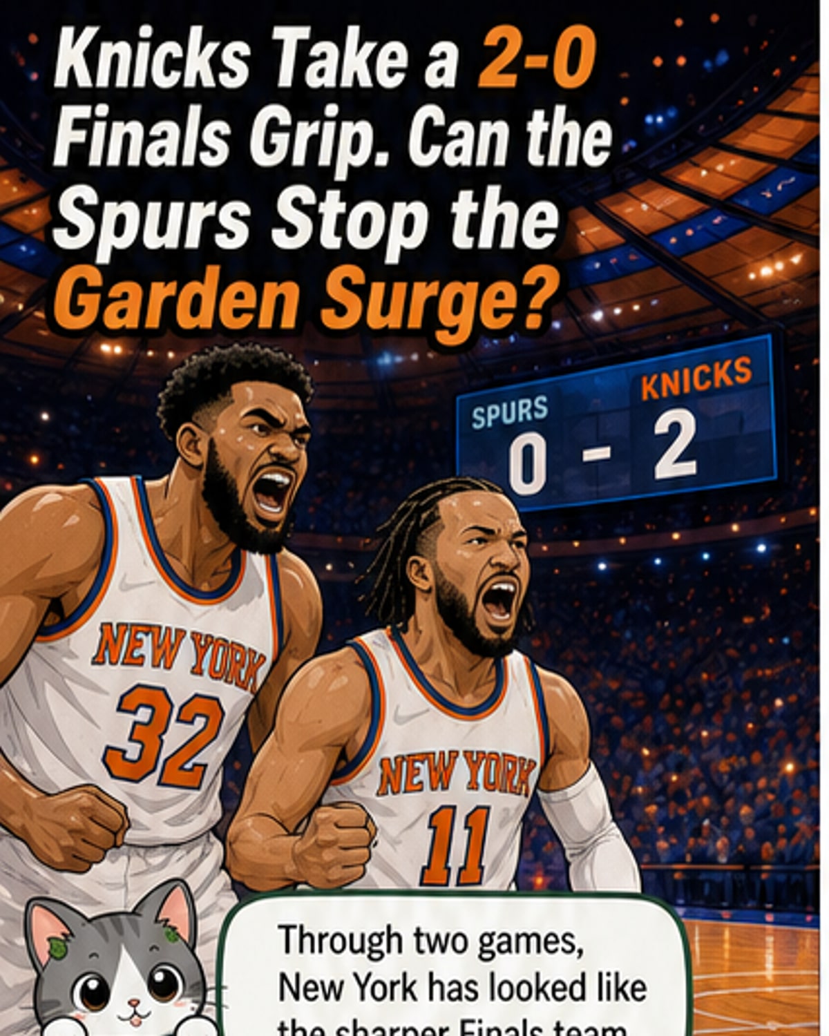 Knicks Head Home With Finals Edge