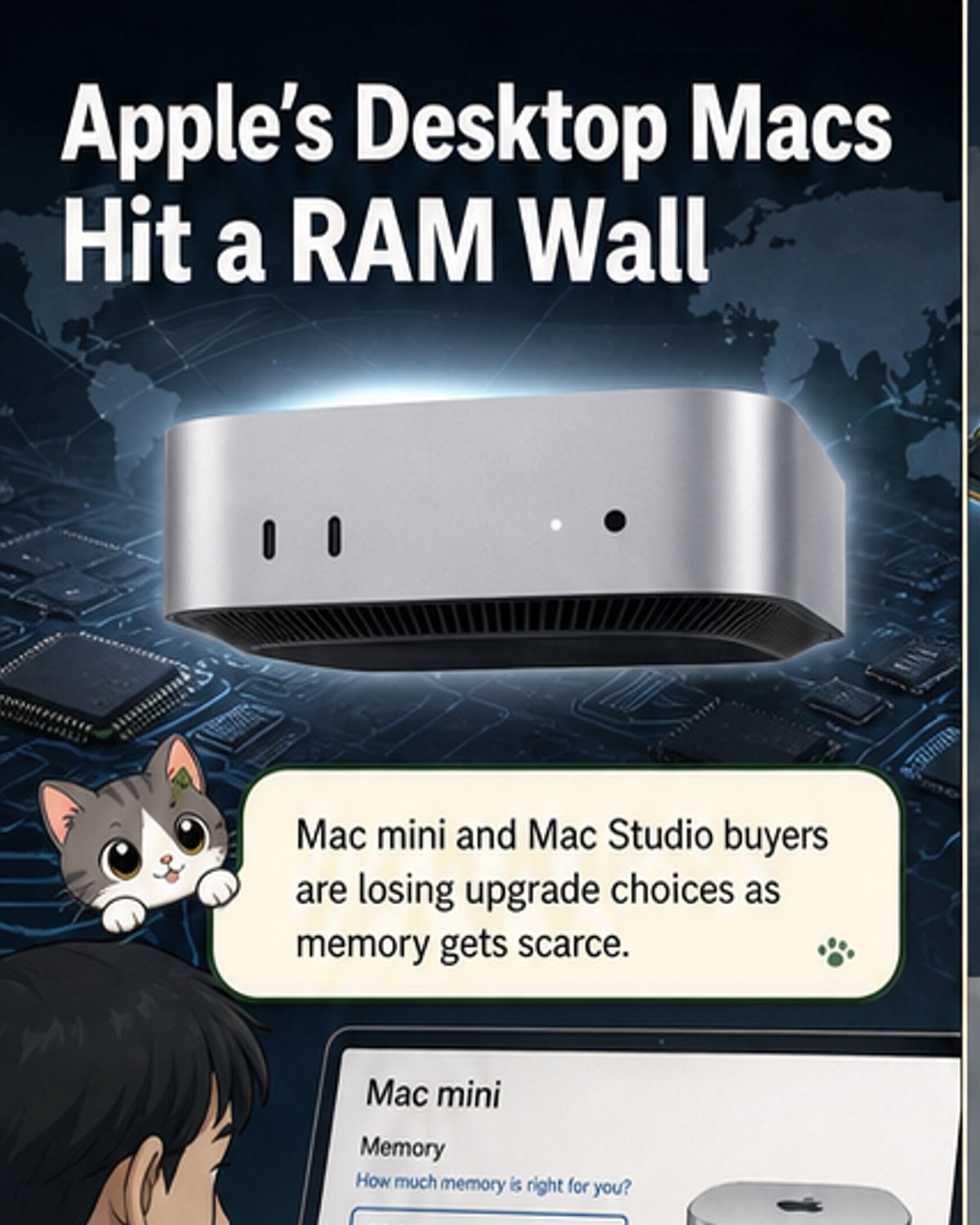 Apple Cuts High-RAM Macs Amid Shortage