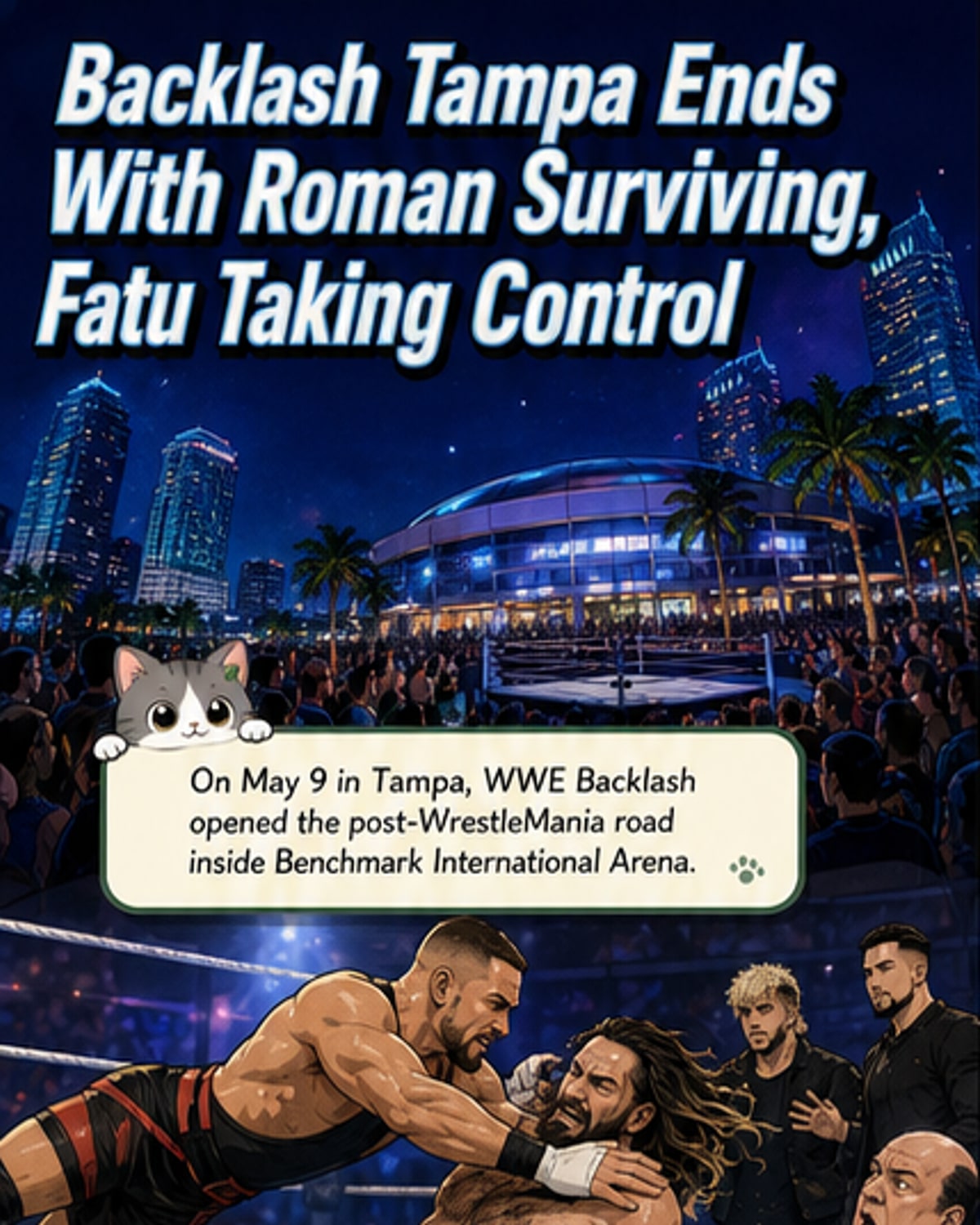 Roman Reigns Survives War With Jacob Fatu
