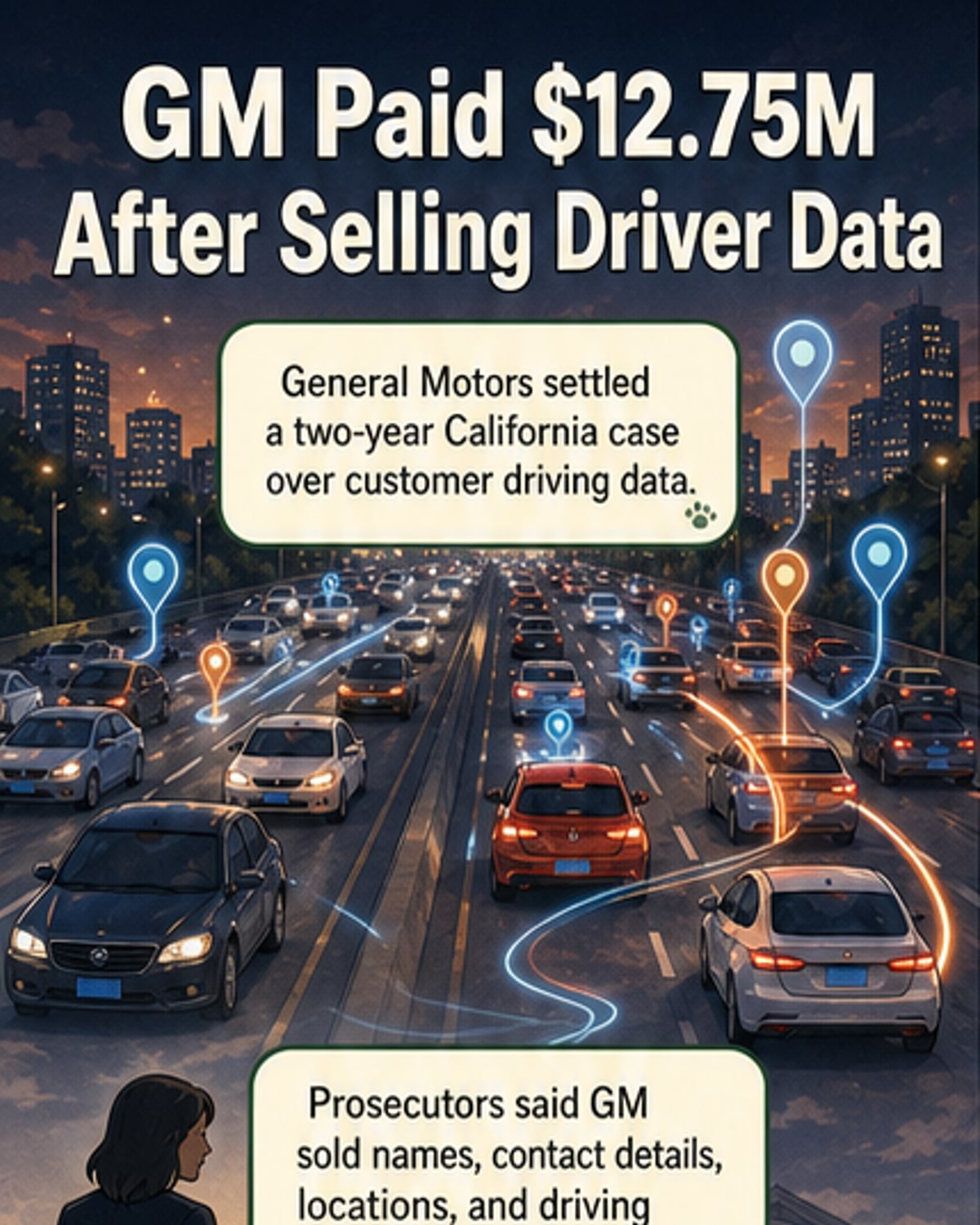 GM Pays $12.75M Over Data Sales