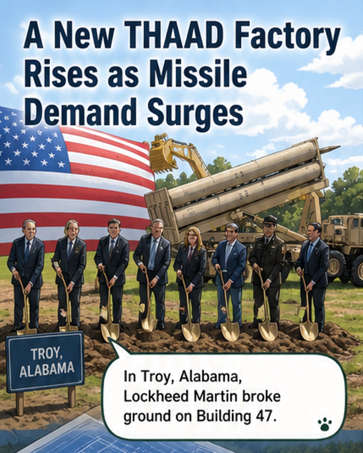 Lockheed Breaks Ground on New Alabama Missile Facility