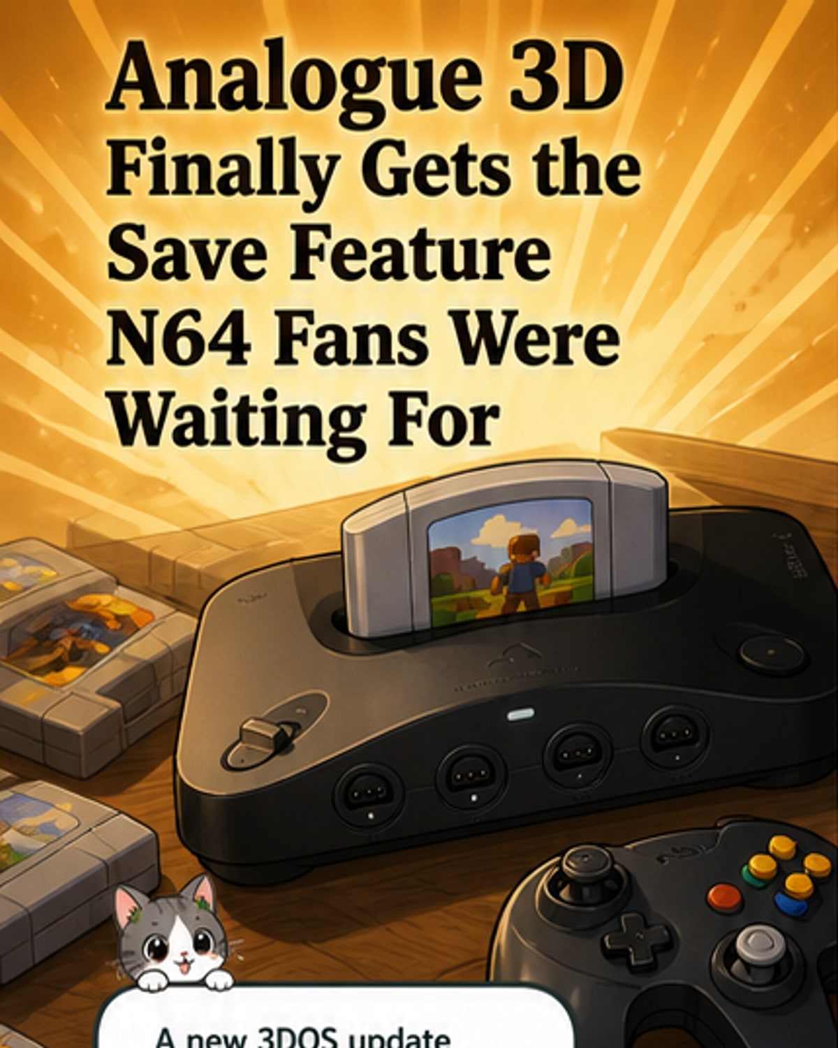 Analogue 3D Adds Save States