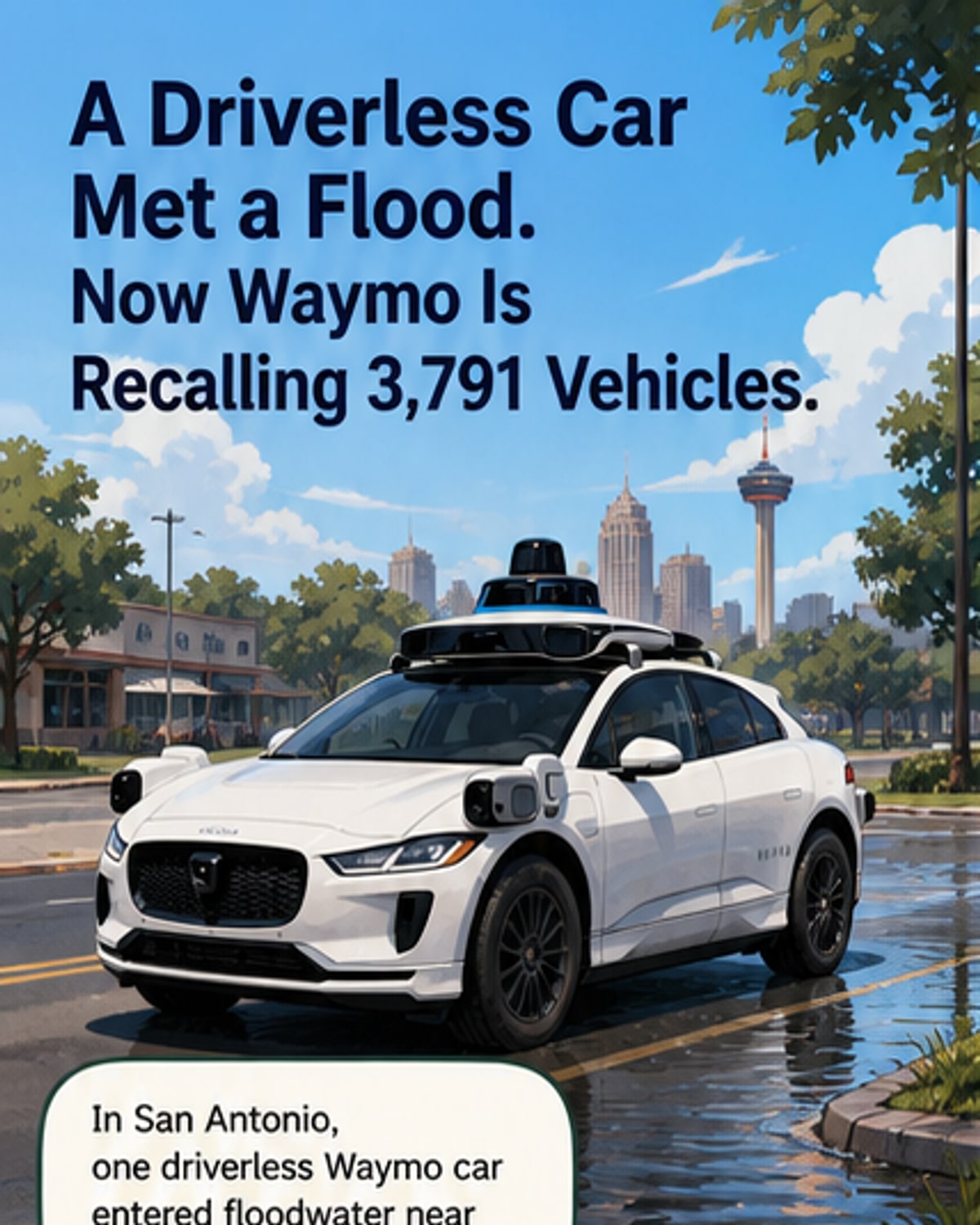 Waymo recalls 3,791 driverless cars