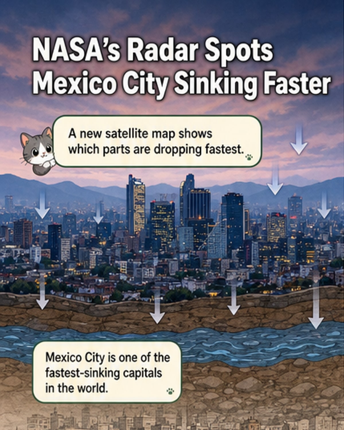 Mexico City is sinking — fast