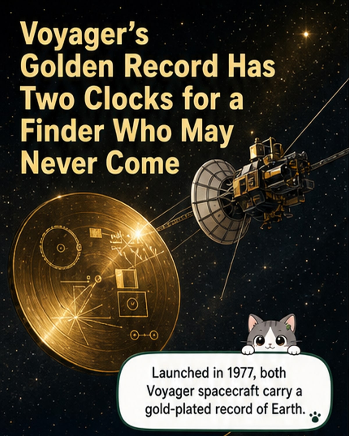 Voyager’s Golden Record Has a Billion-Year Clock