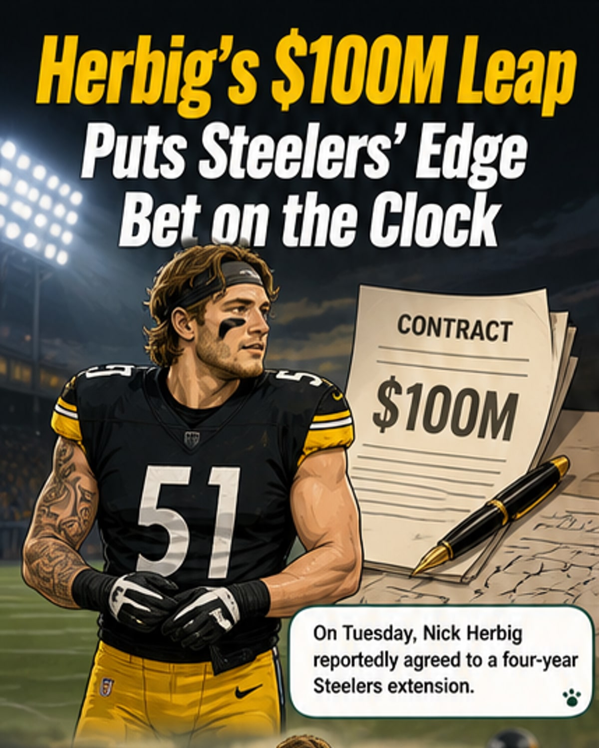 Steelers Lock In Rising Star Nick Herbig