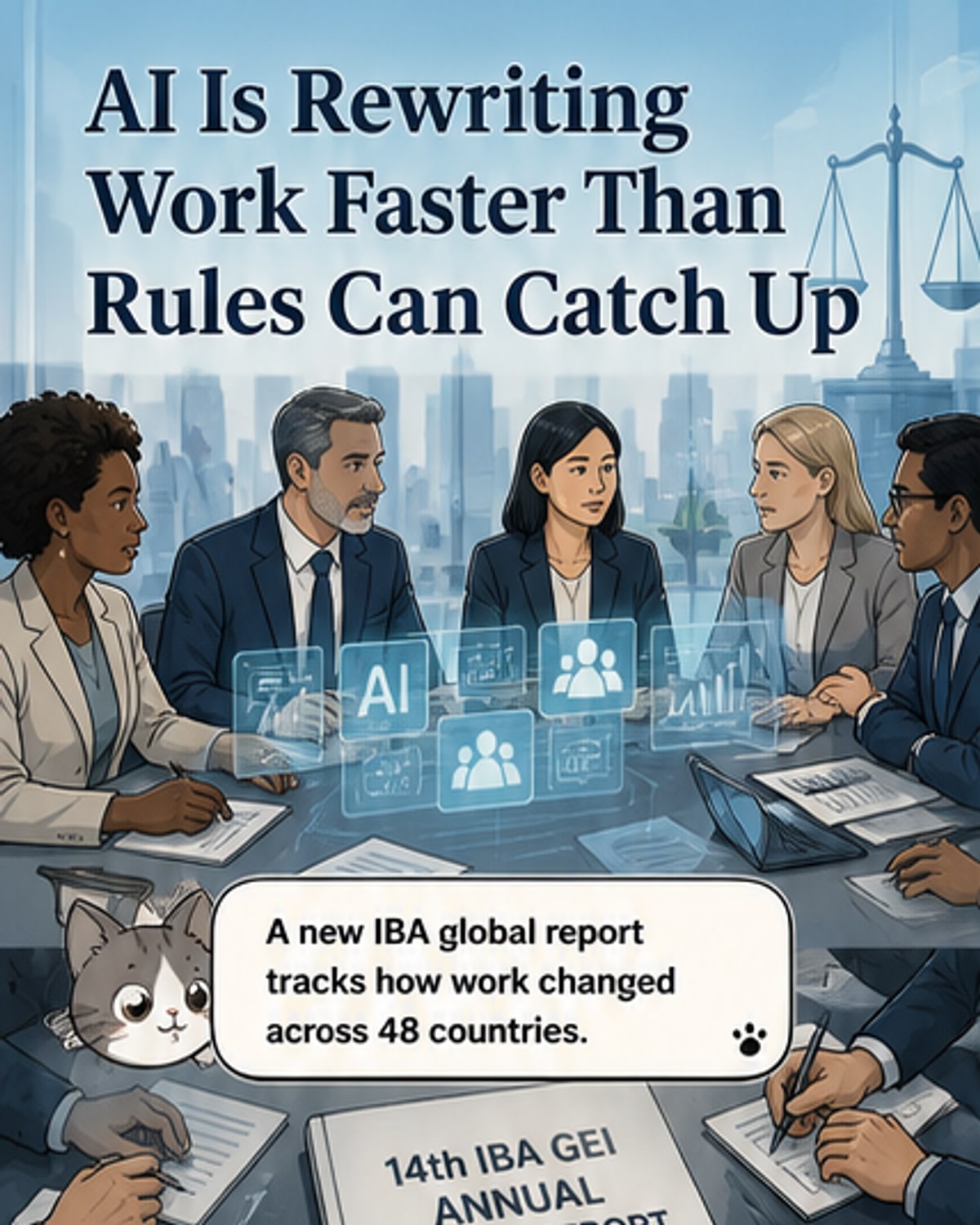 AI and Wellbeing Reshape Global Work