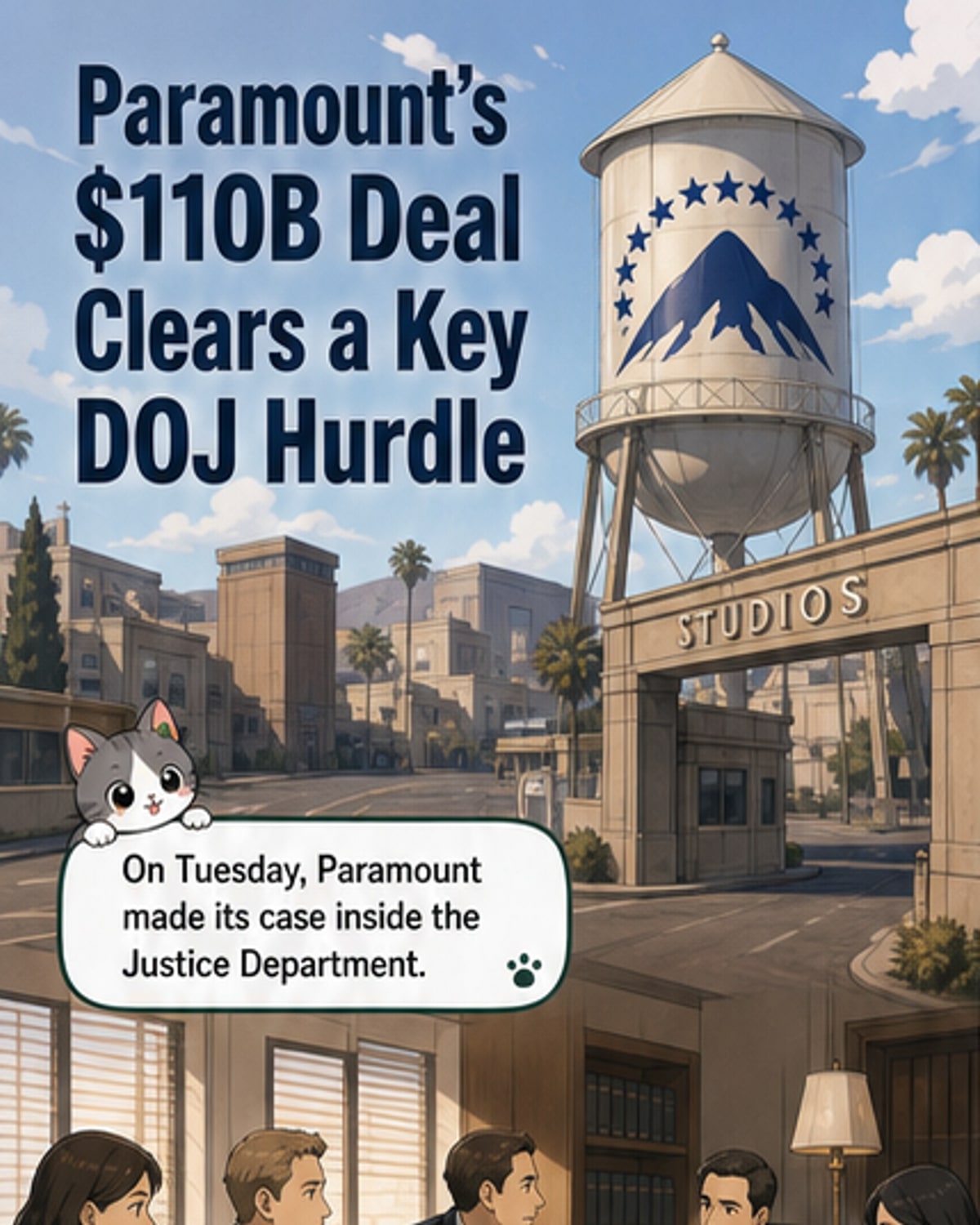 Paramount Nears DOJ Approval for $110B Deal