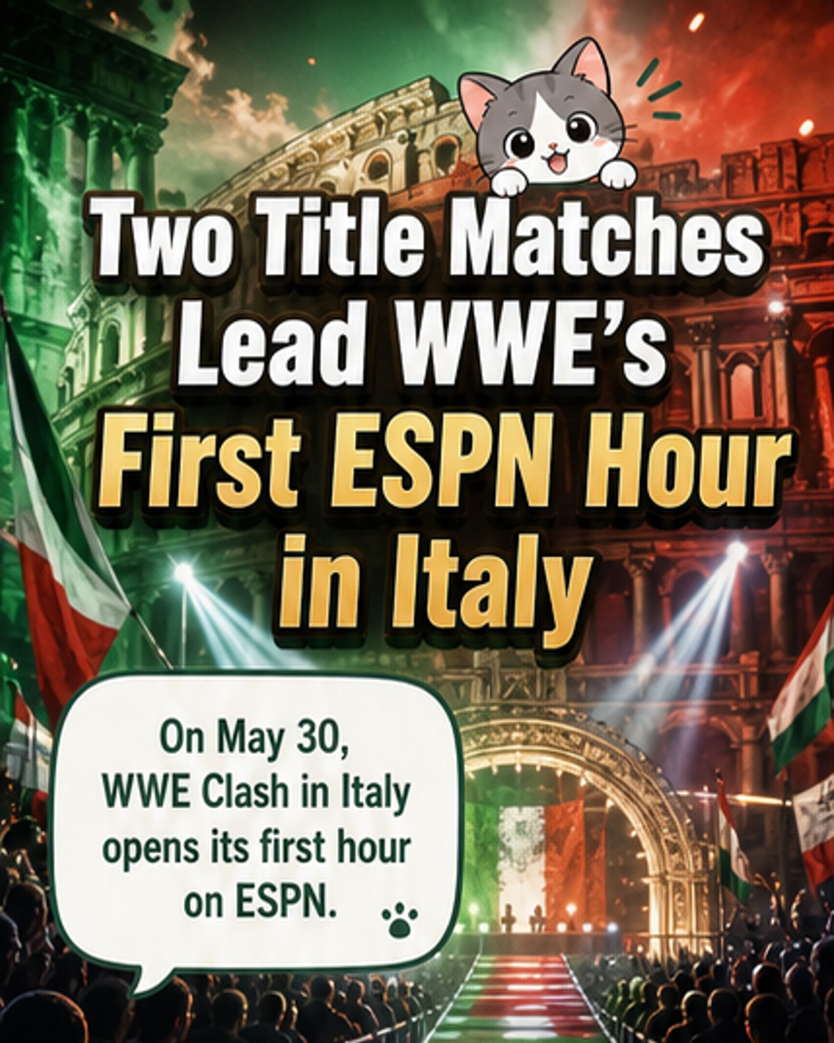 Two WWE Title Fights on ESPN