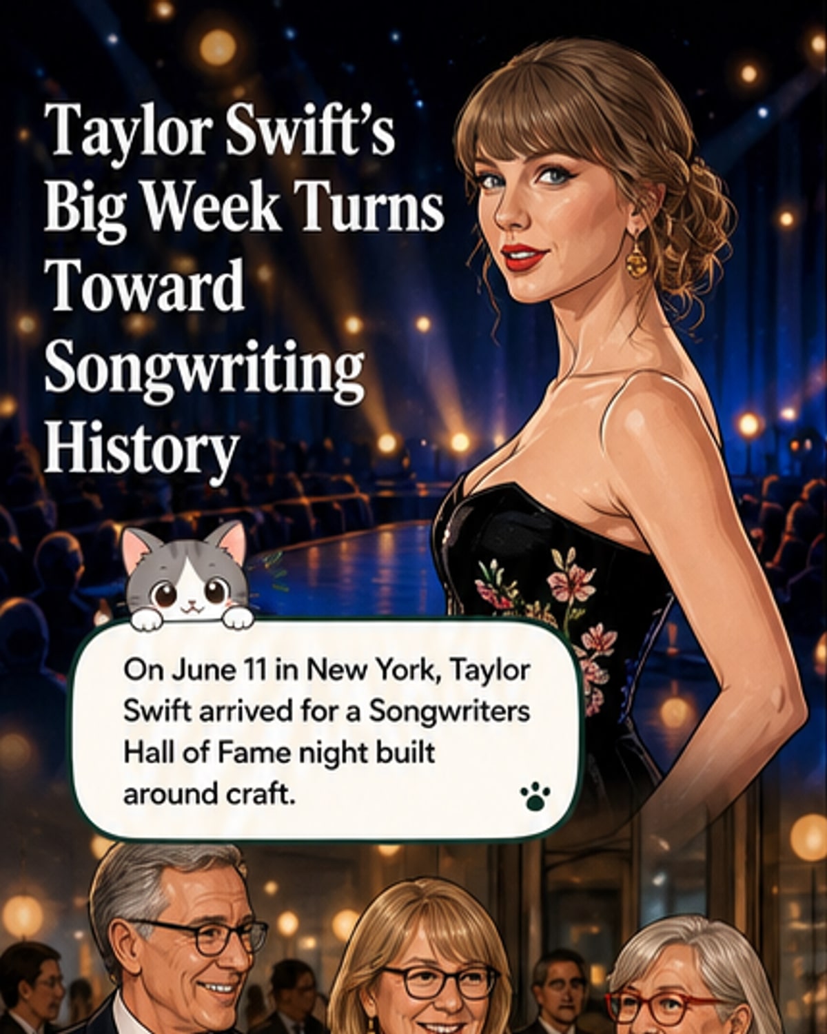 Swift Makes History at Songwriters Hall