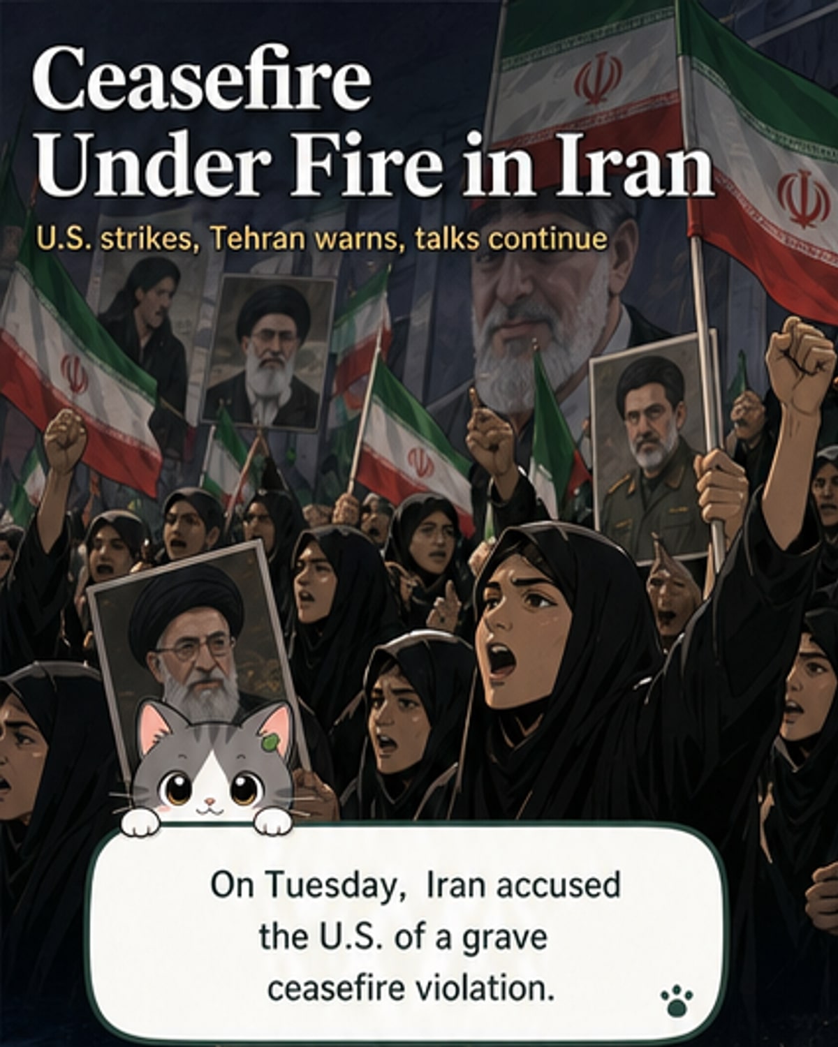 U.S.-Iran ceasefire teeters after new strikes
