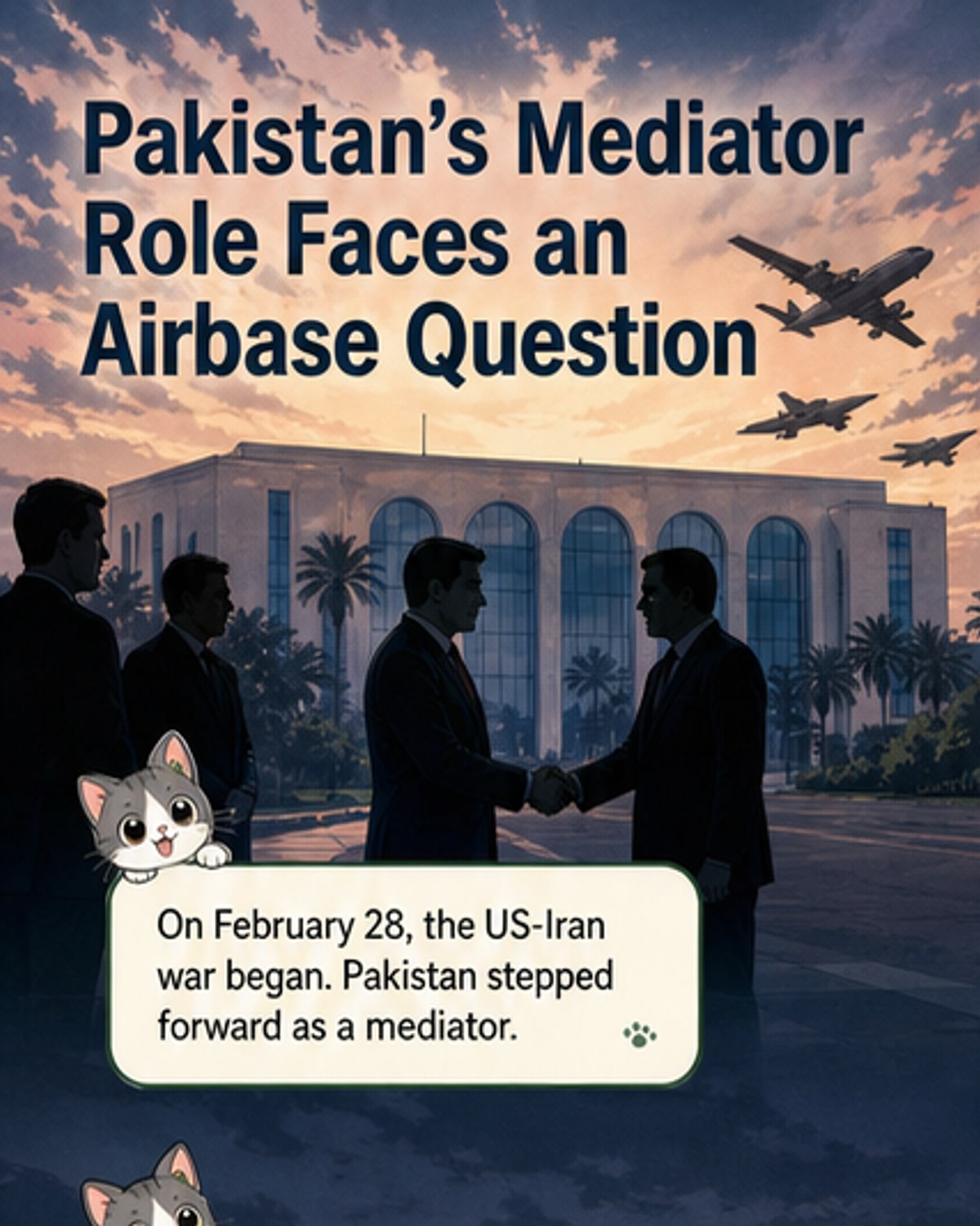 Pakistan Let Iran Use Air Bases Amid Mediation