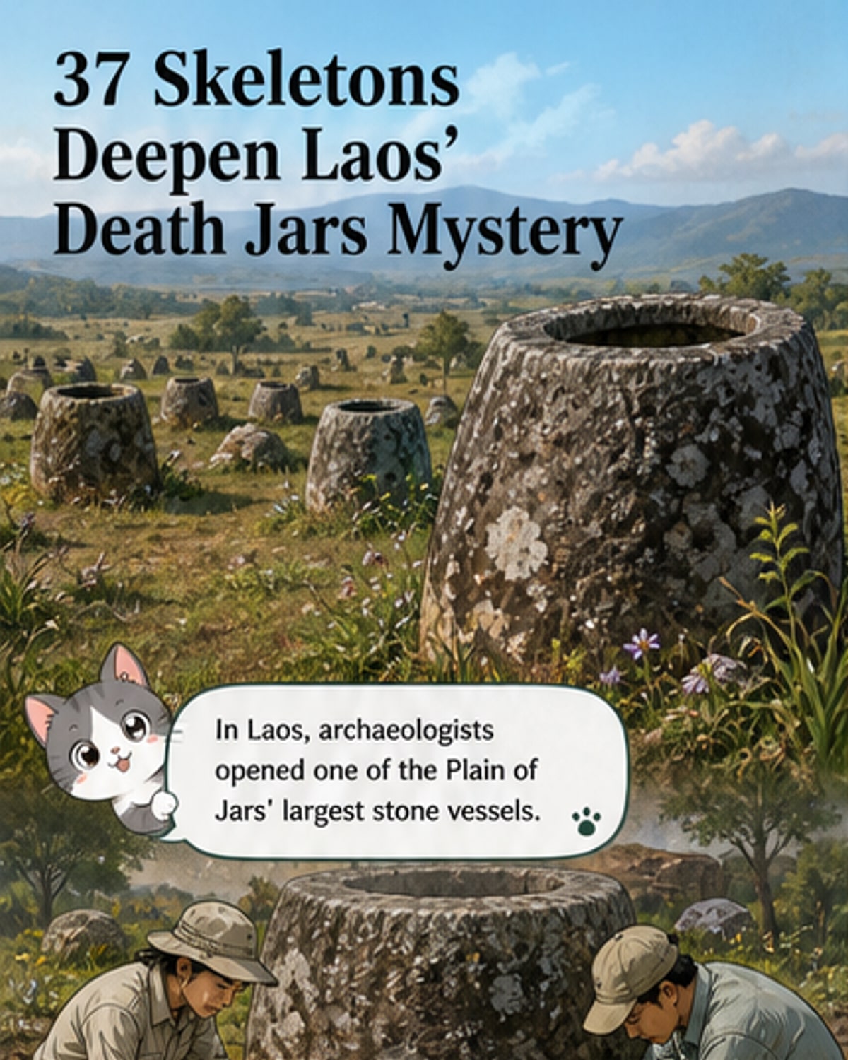 37 Skeletons Found in Laos' Death Jar