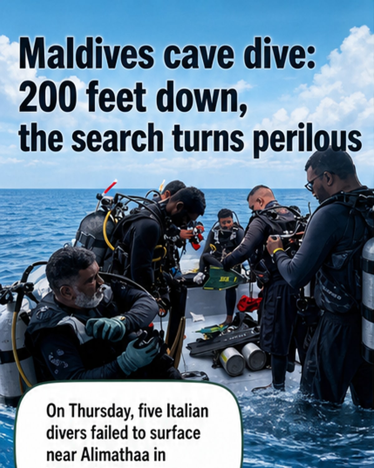 Fatal Dive in Maldives Cave