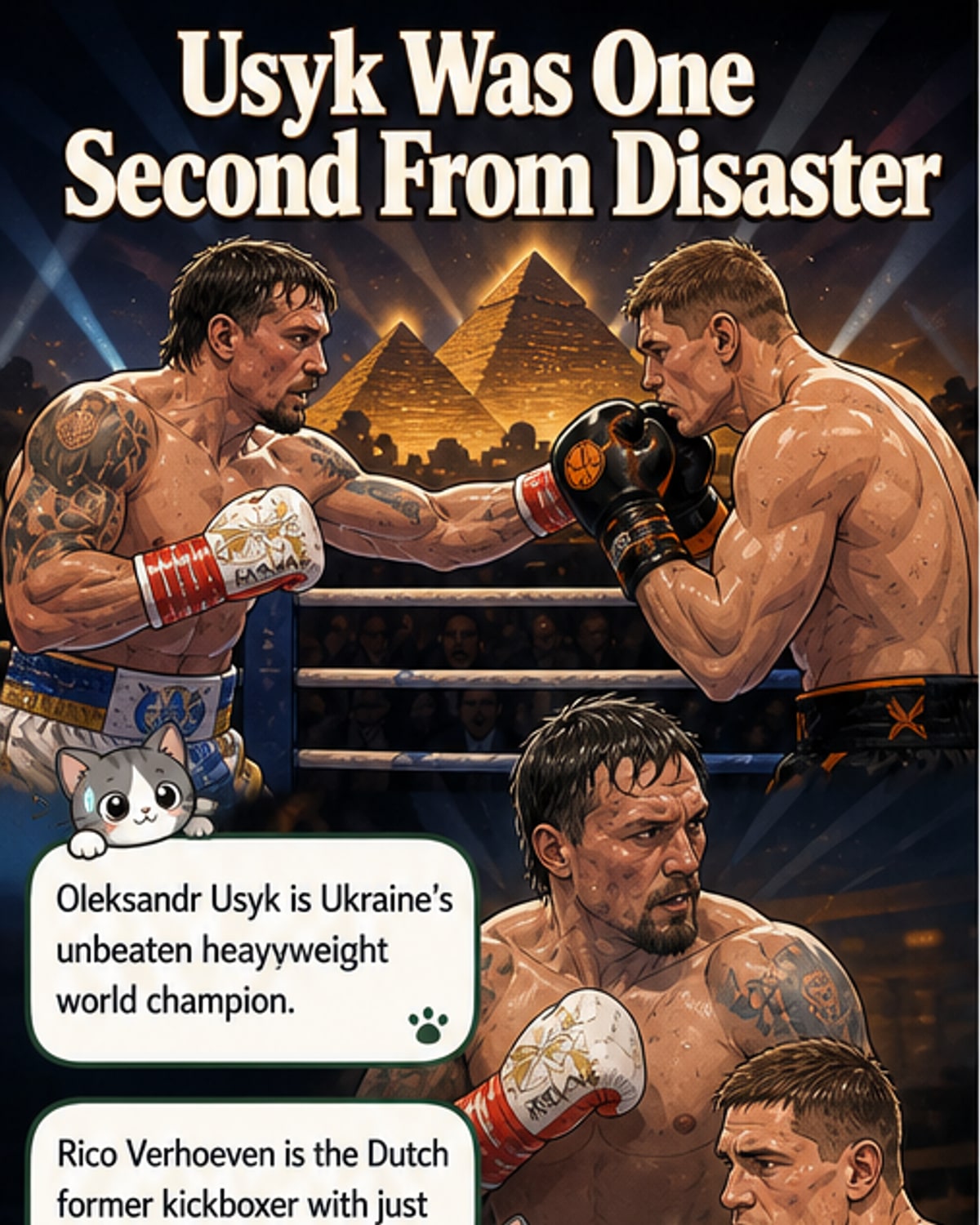Usyk's Last-Second Escape