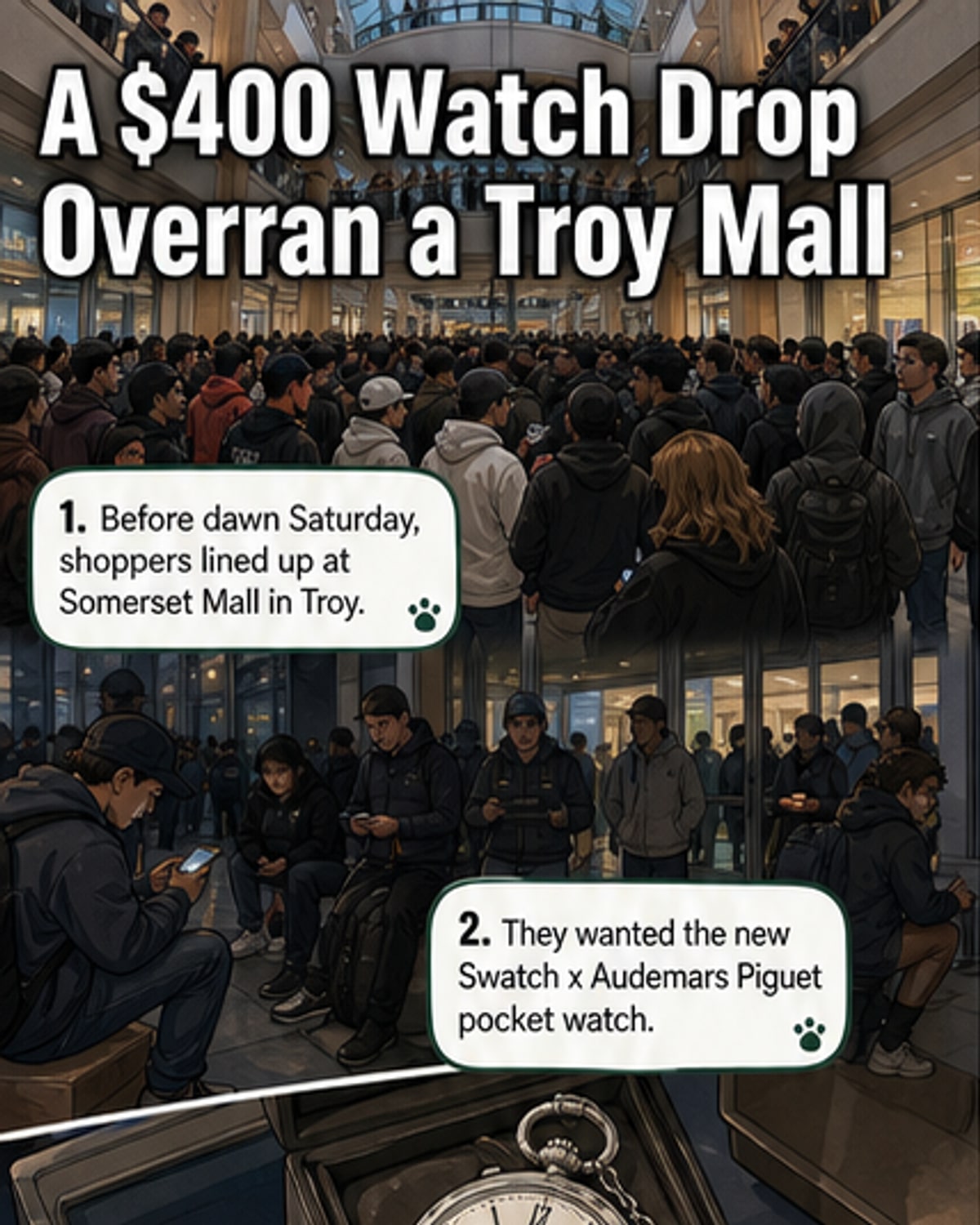 Chaos at Somerset Mall Over $420 Watch