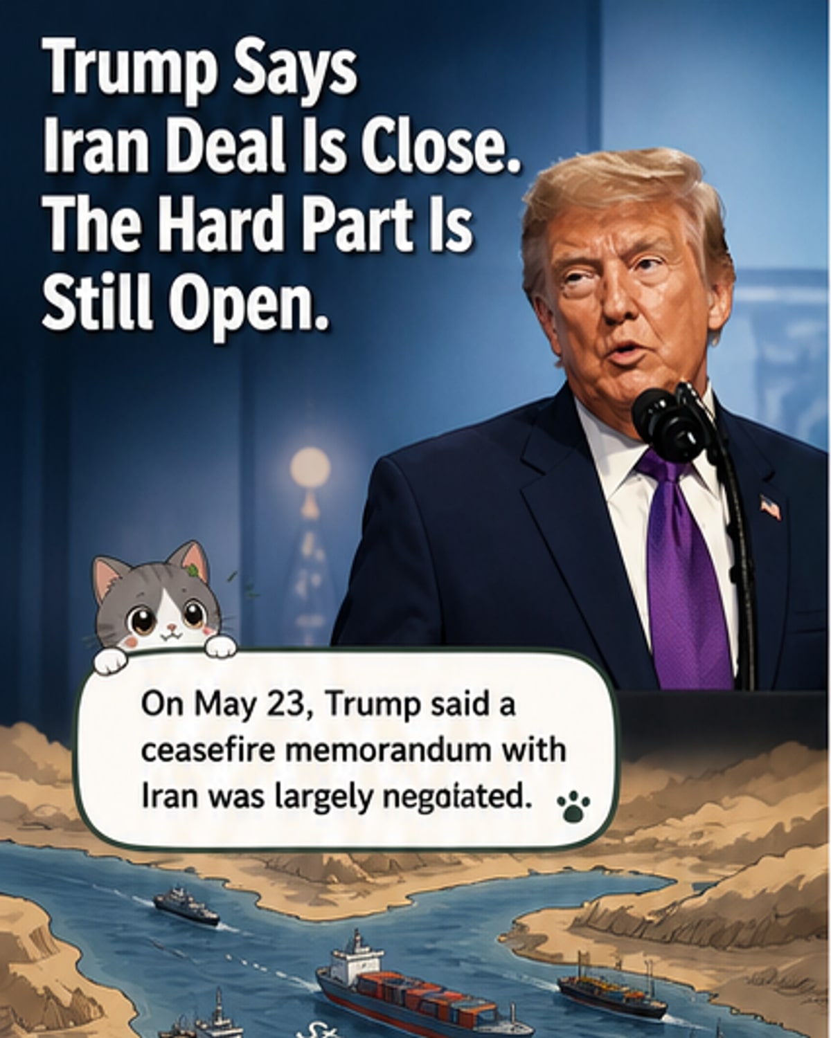 Trump: Iran Ceasefire Deal Near