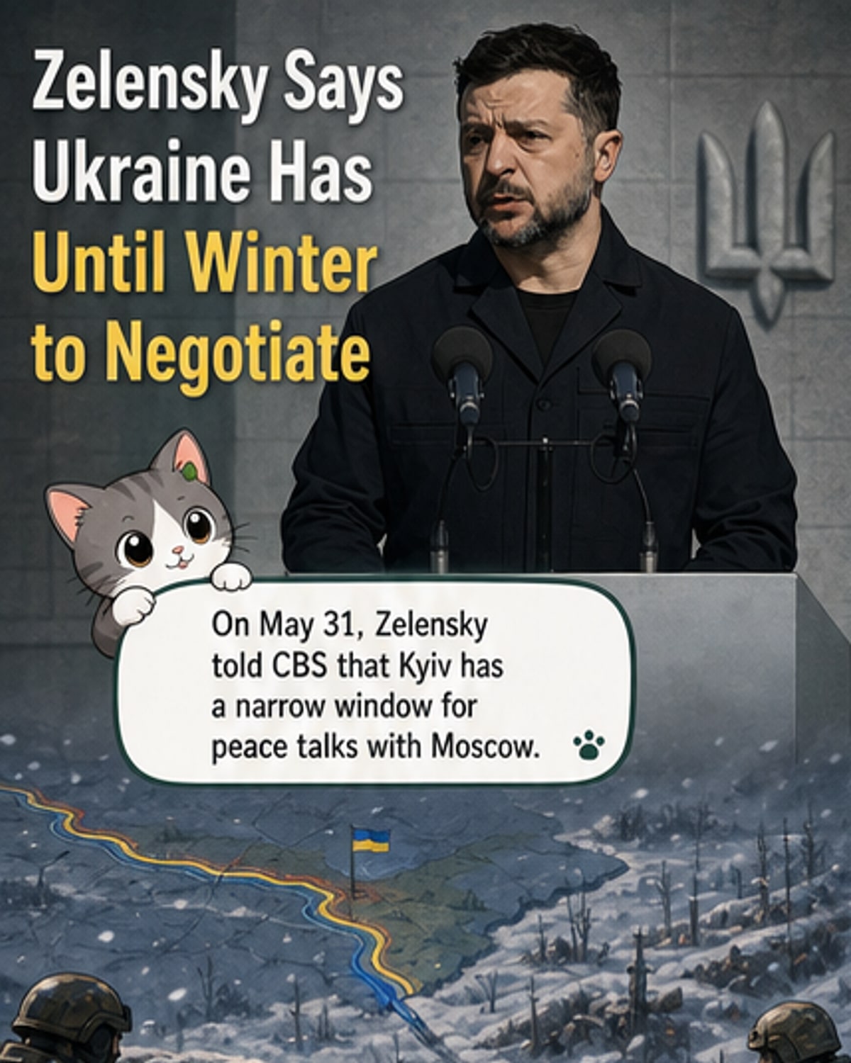 Zelensky: Ukraine’s peace window closes in winter