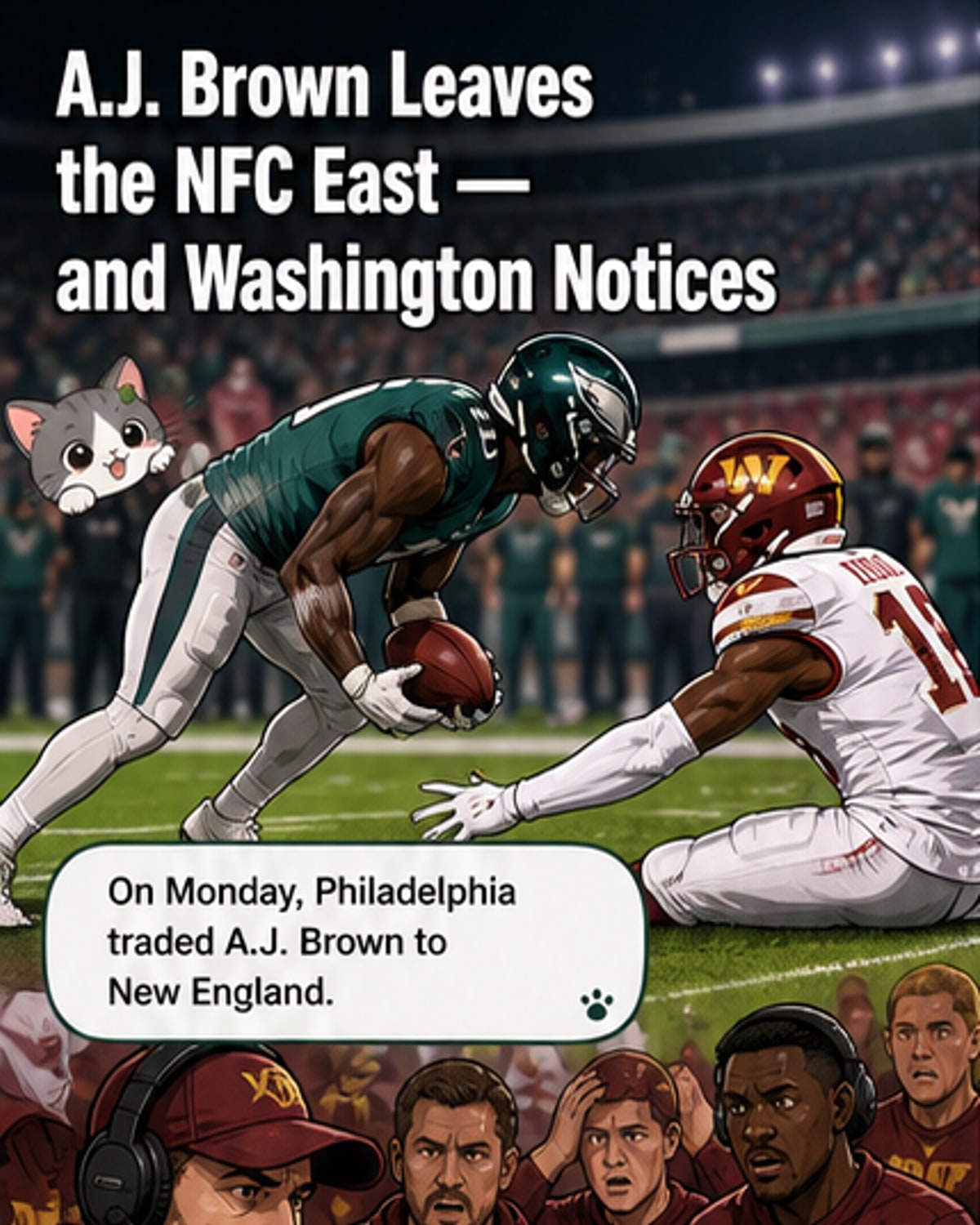 Commanders' nemesis exits NFC East